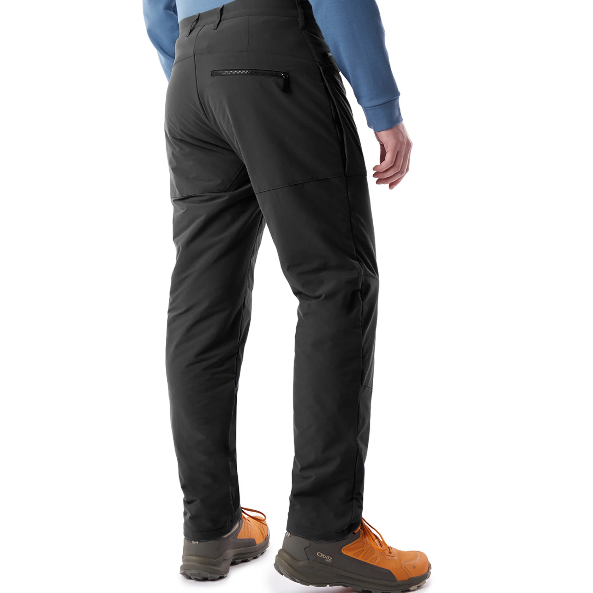 Men Rohan Men'S Stretch Bags Trousers Black