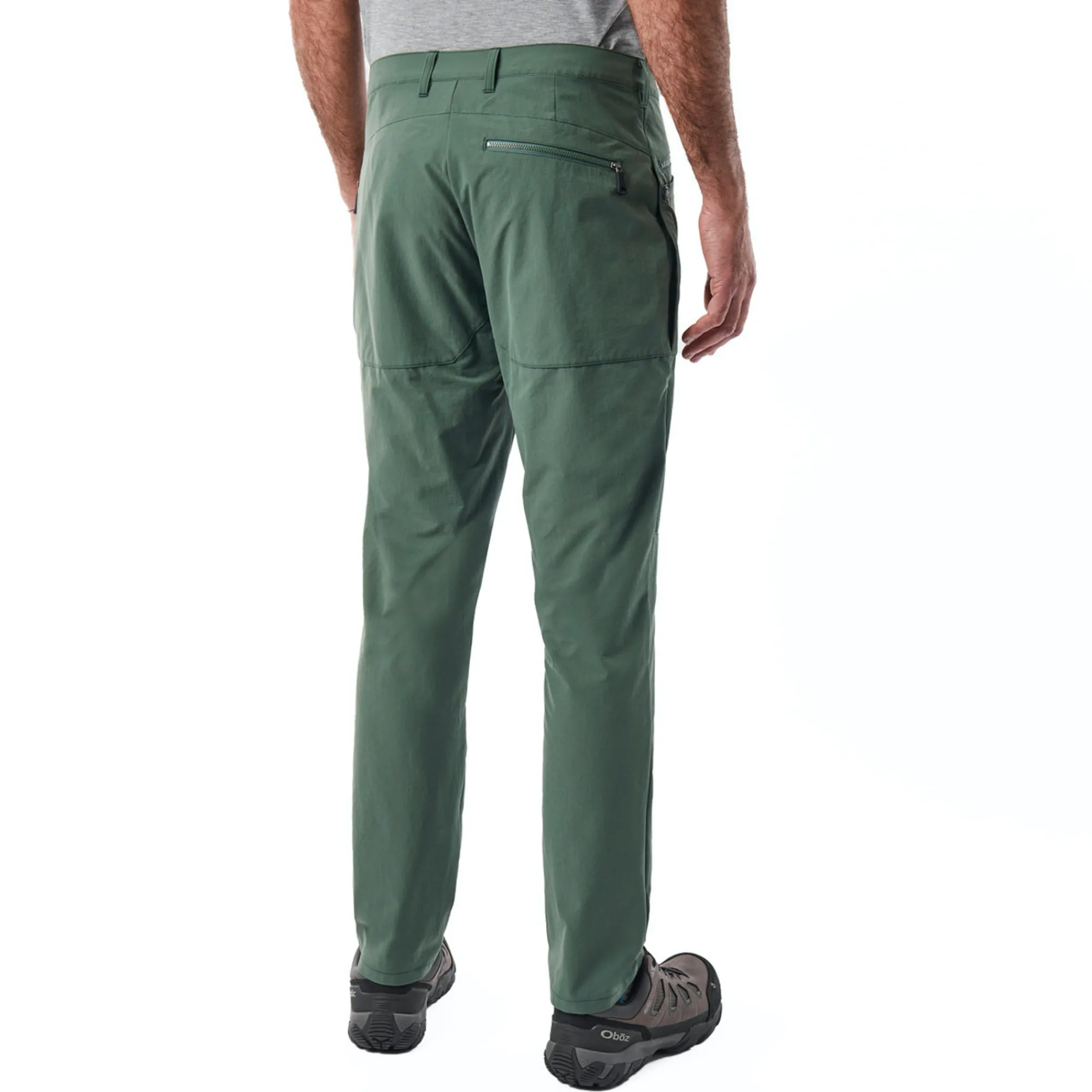 Men Rohan Men'S Stretch Bags Trousers Flint Green