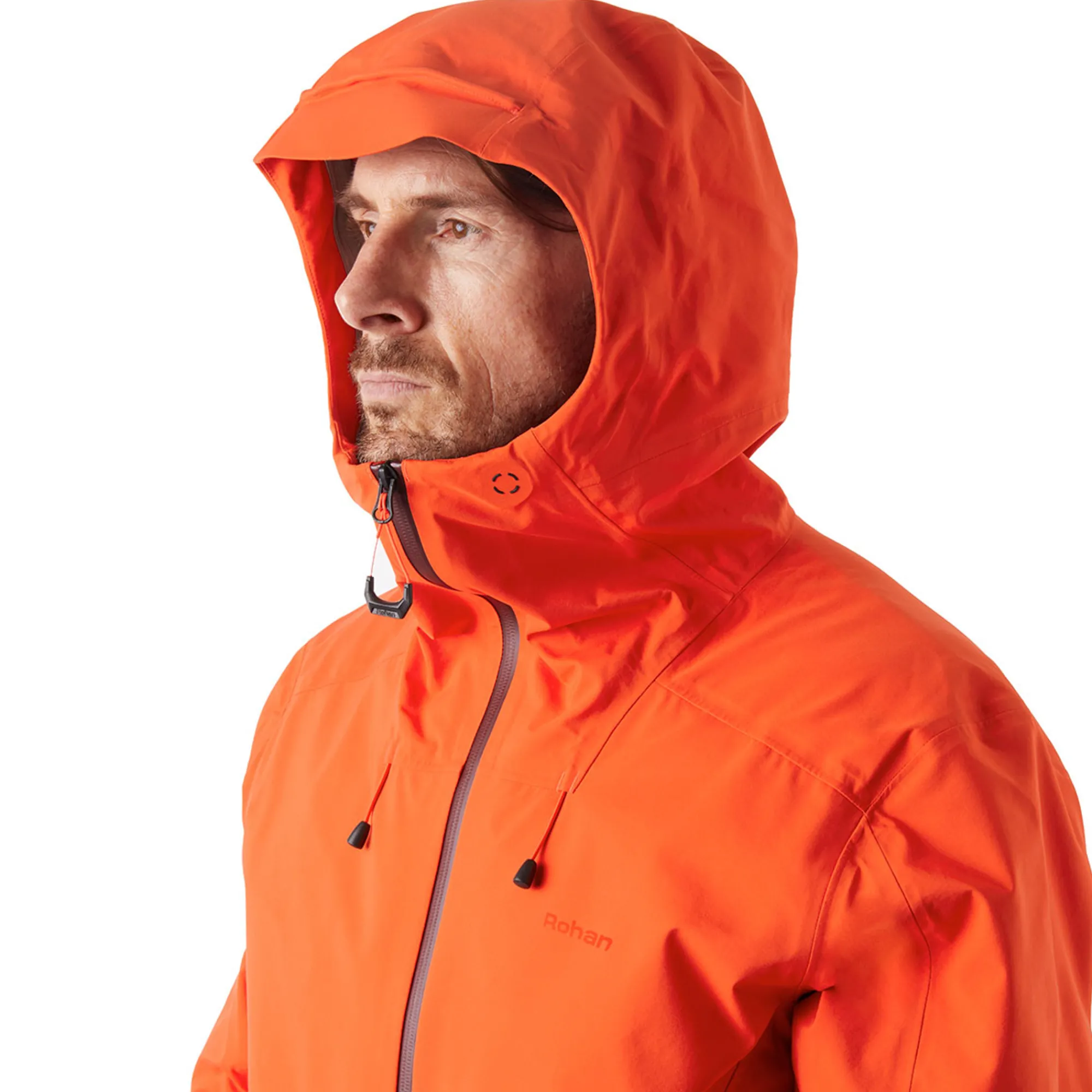 Men Rohan Men'S Ventus Waterproof Jacket Solar Orange