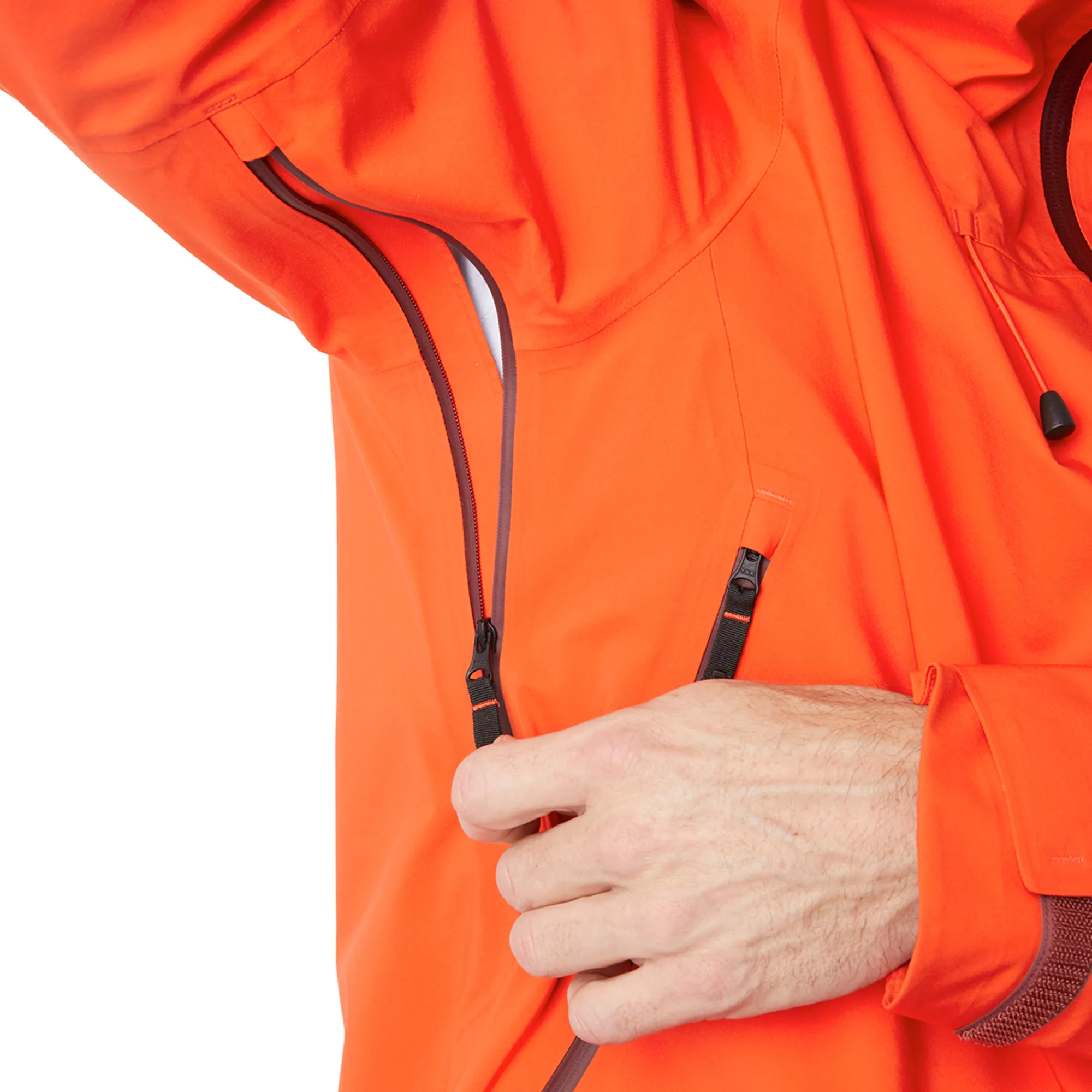 Men Rohan Men'S Ventus Waterproof Jacket Solar Orange