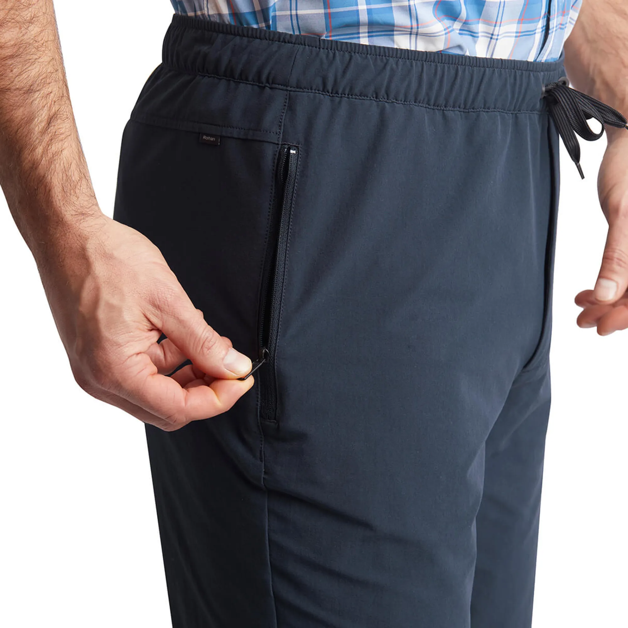 Men Rohan Men'S Wanderers Trousers True Navy