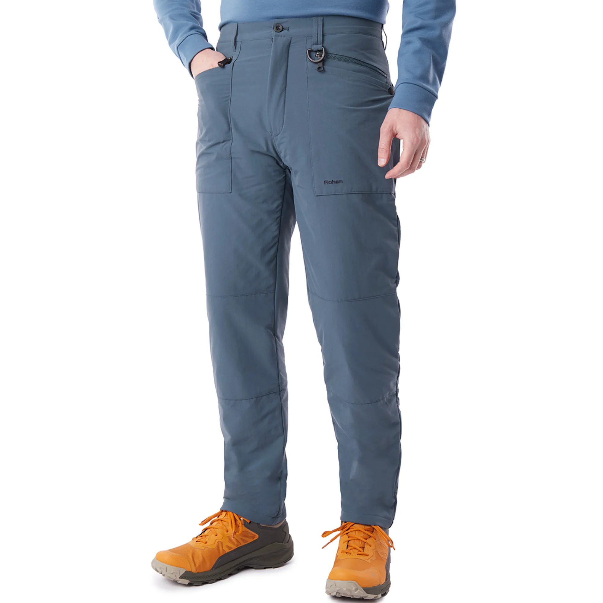 Men Rohan Men'S Winter Stretch Bags Trousers Storm Blue