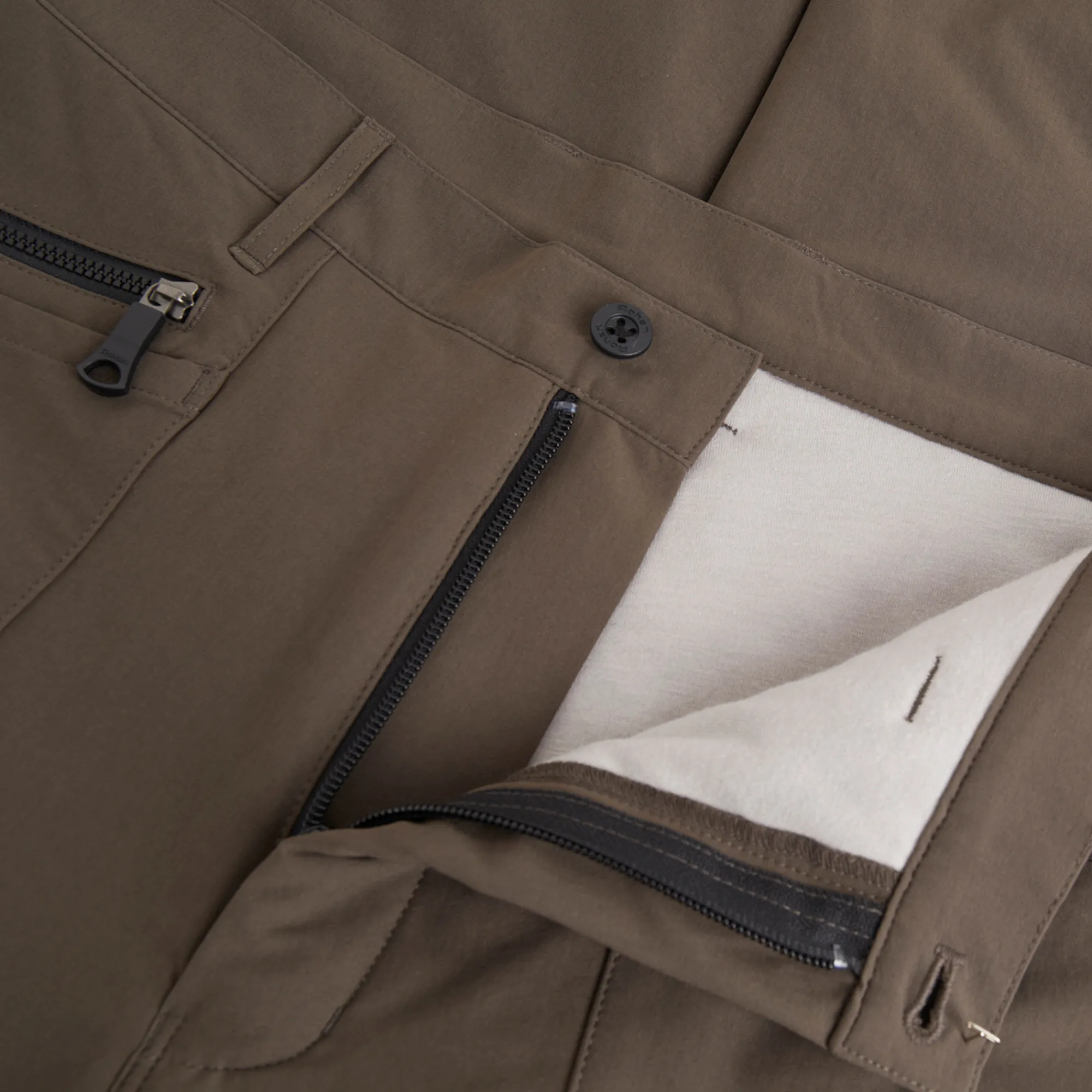 Men Rohan Men'S Winter Stretch Bags Trousers Dark Olive Brown