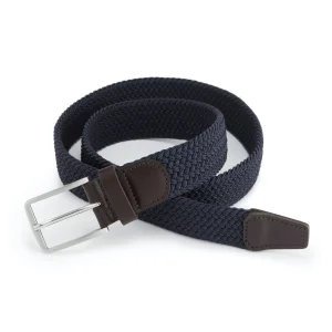 Men Rohan Men'S Woven Stretch Belt Deep Navy