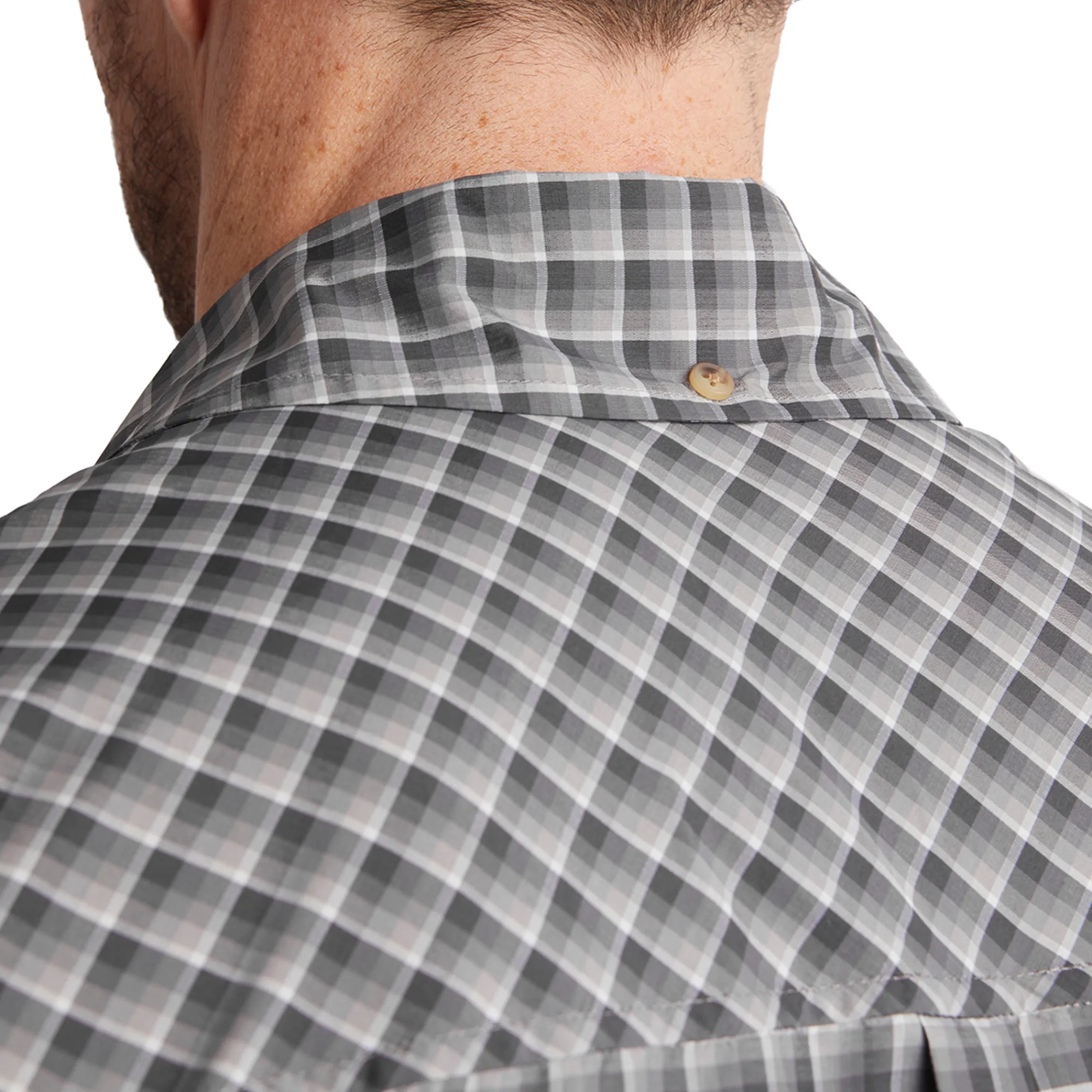 Men Rohan Men'S Zenith Short Sleeve Shirt Carbon Check