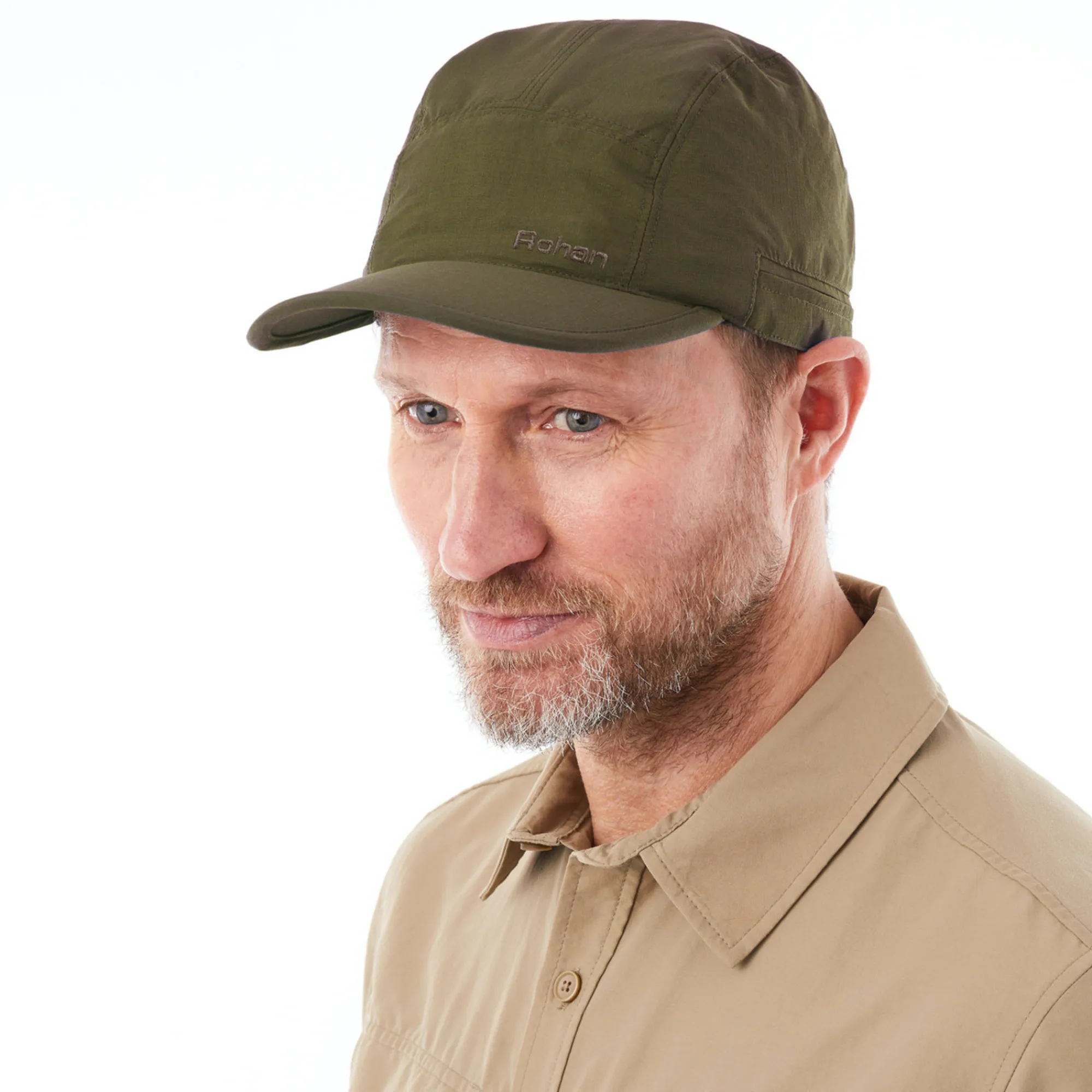 Men Rohan Pioneer Cowl Cap Umber Green