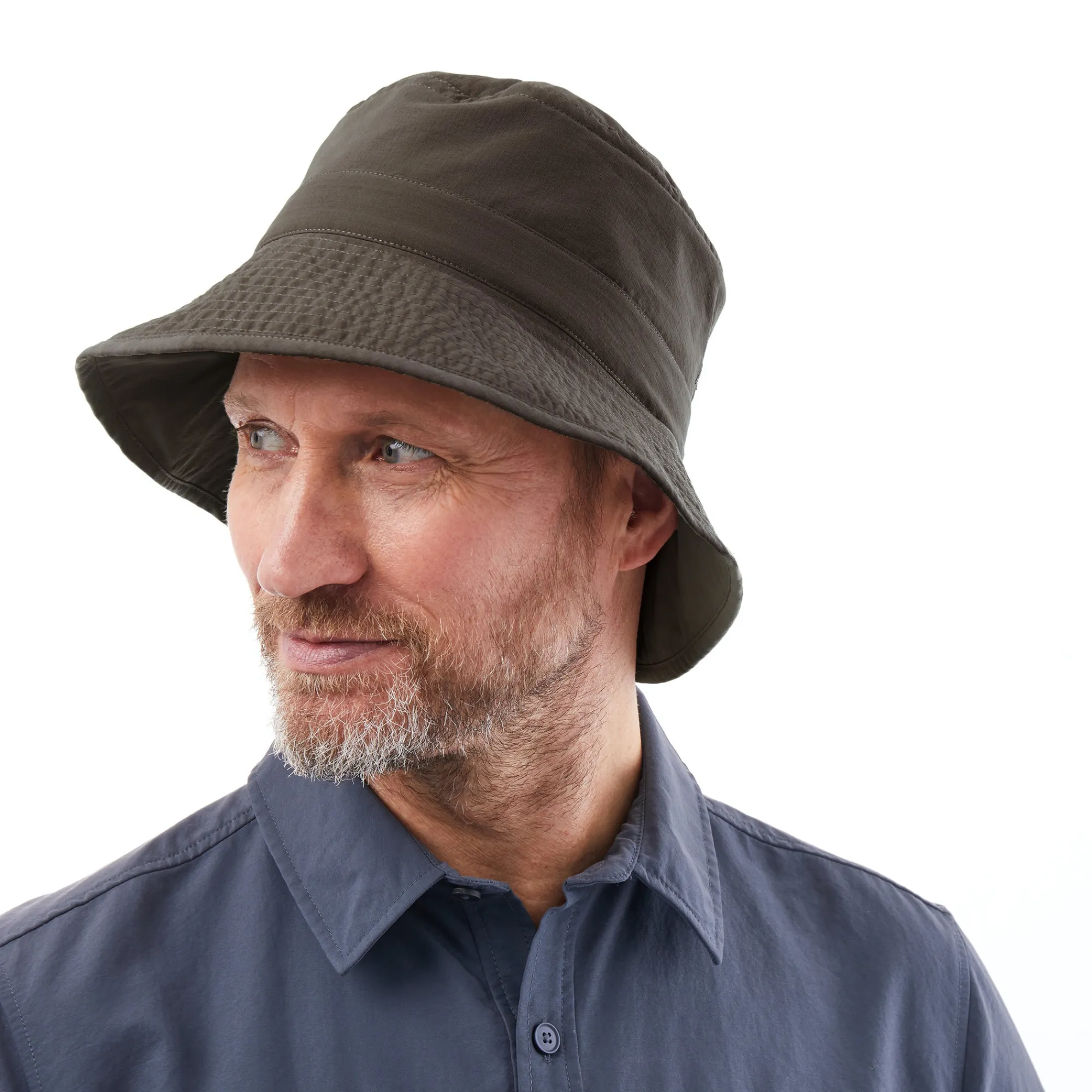 Men Rohan Pioneer Hat Dark Olive Brown