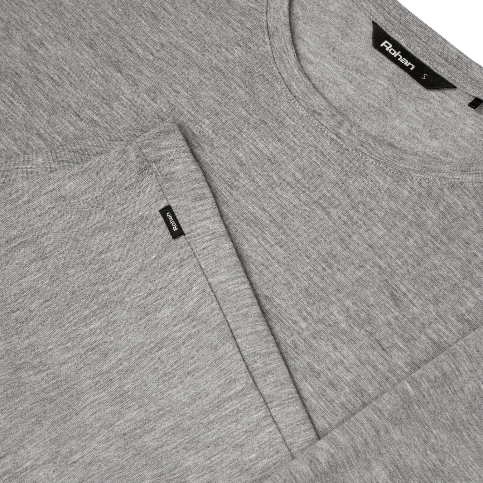 Women Rohan Women'S Basis Long Sleeve T Mid Grey Marl