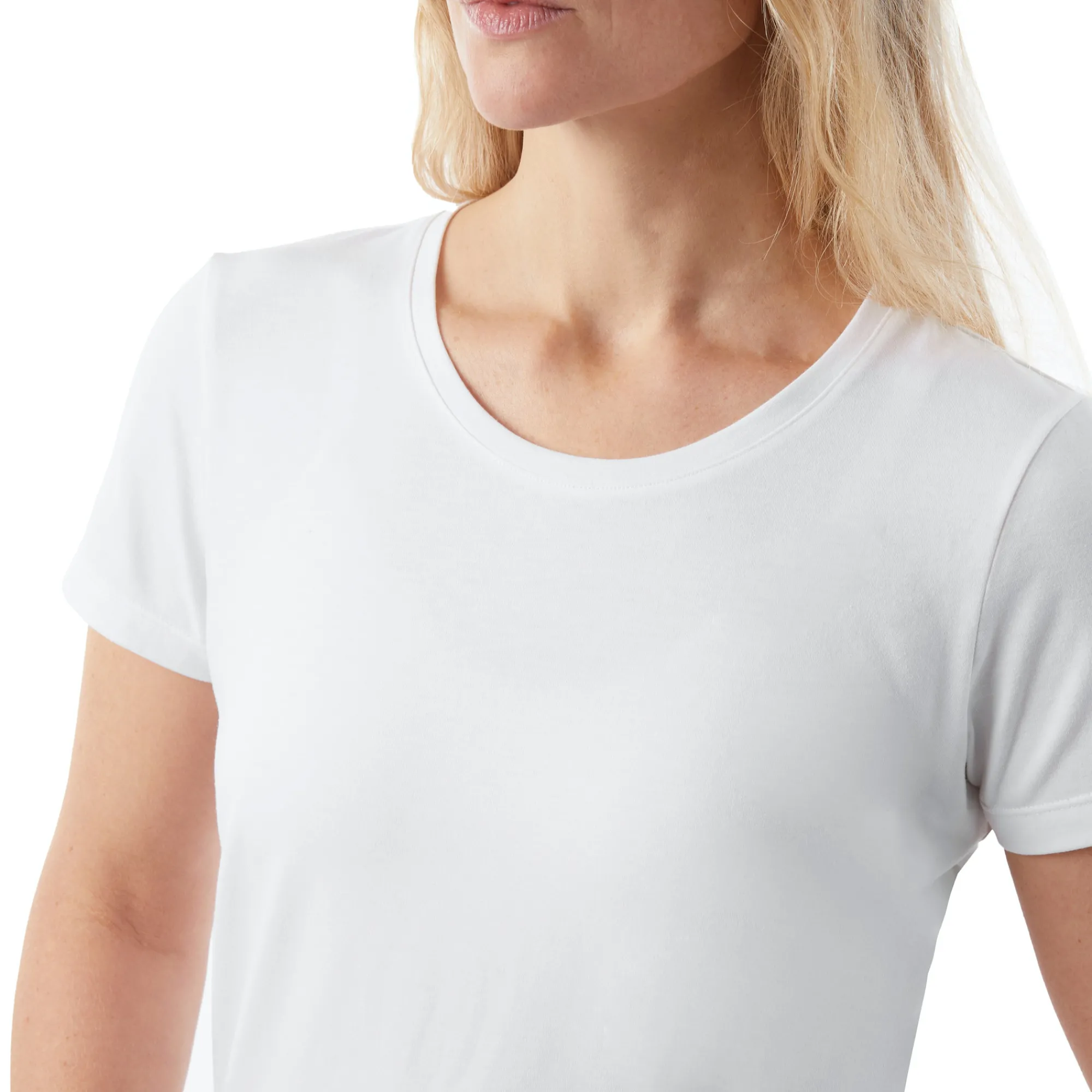 Women Rohan Women'S Basis Short Sleeve T White