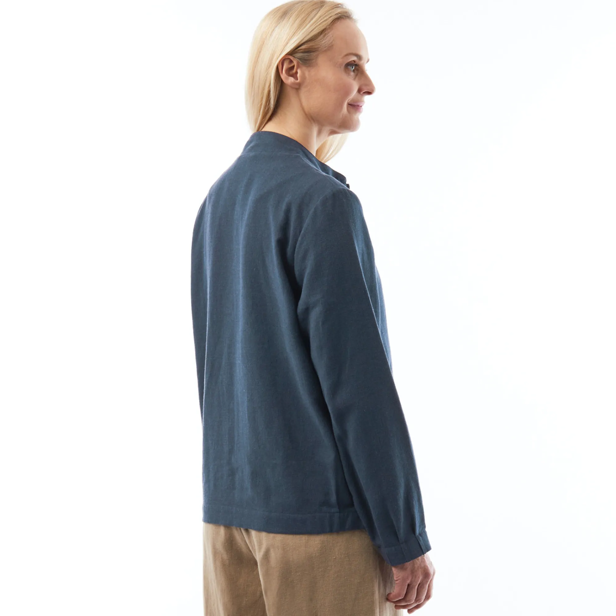 Women Rohan Women'S Brisa Linen Jacket Ocean Blue