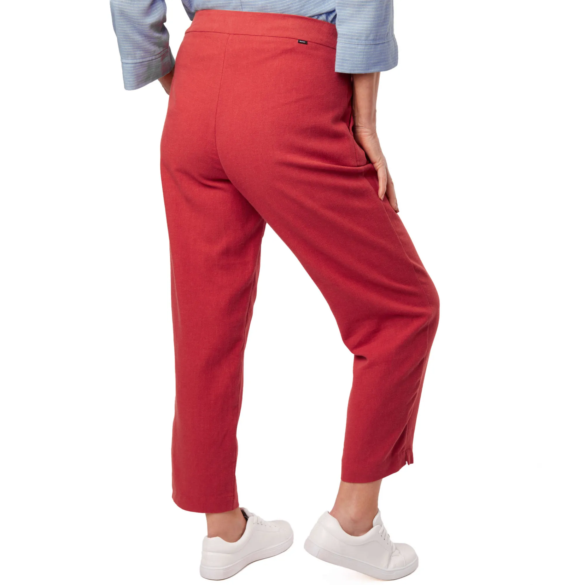 Women Rohan Women'S Brisa Linen Trousers Coast Red