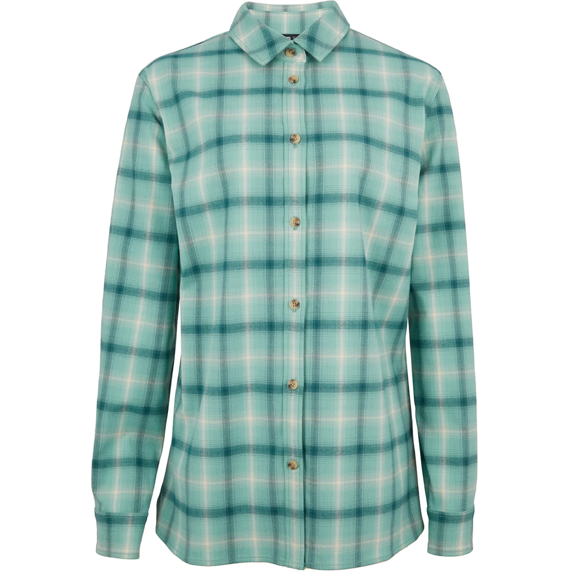 Women Rohan Women'S Cove Long Sleeve Shirt Venice Green Check