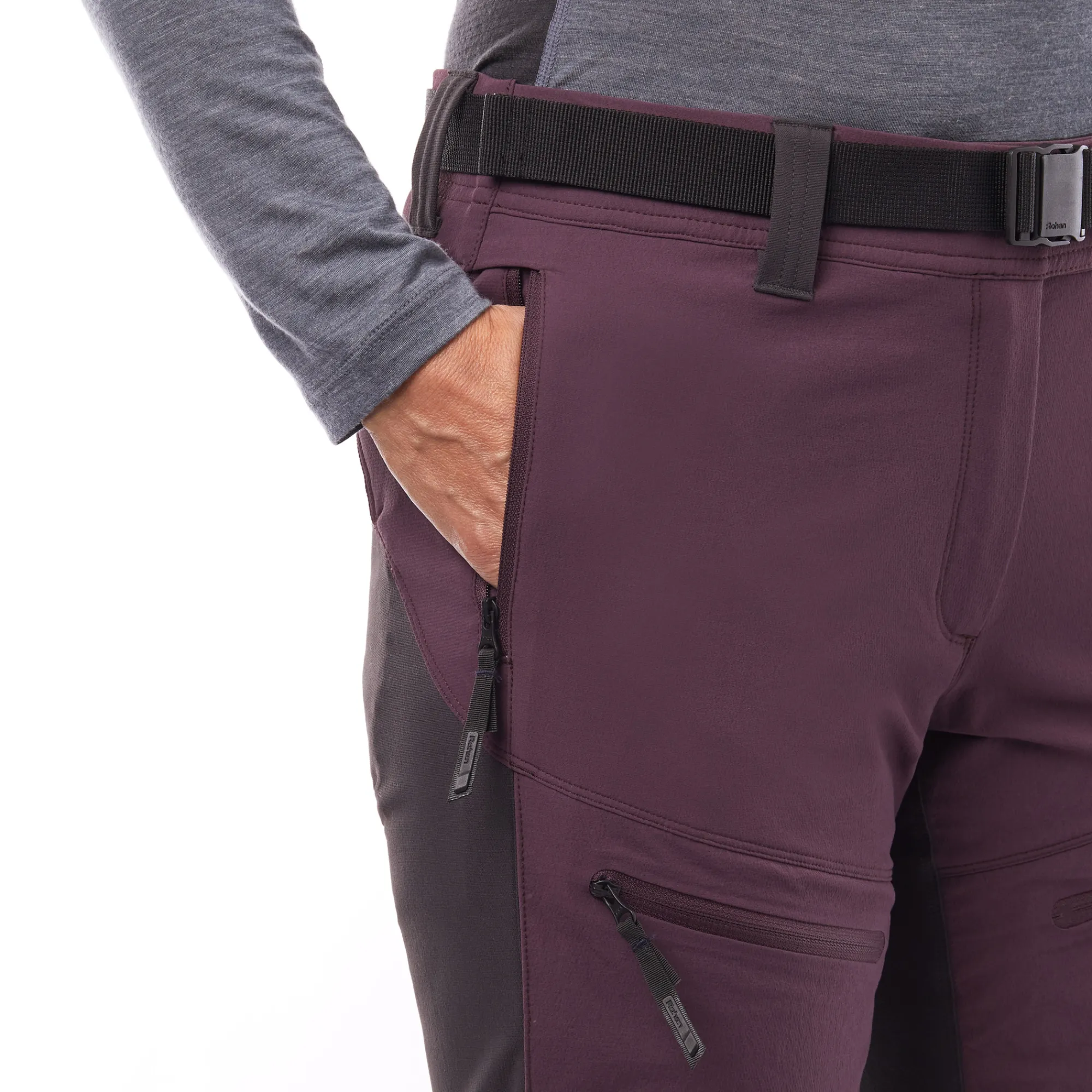 Women Rohan Women'S Fjell Trousers Twilight Purple/Black