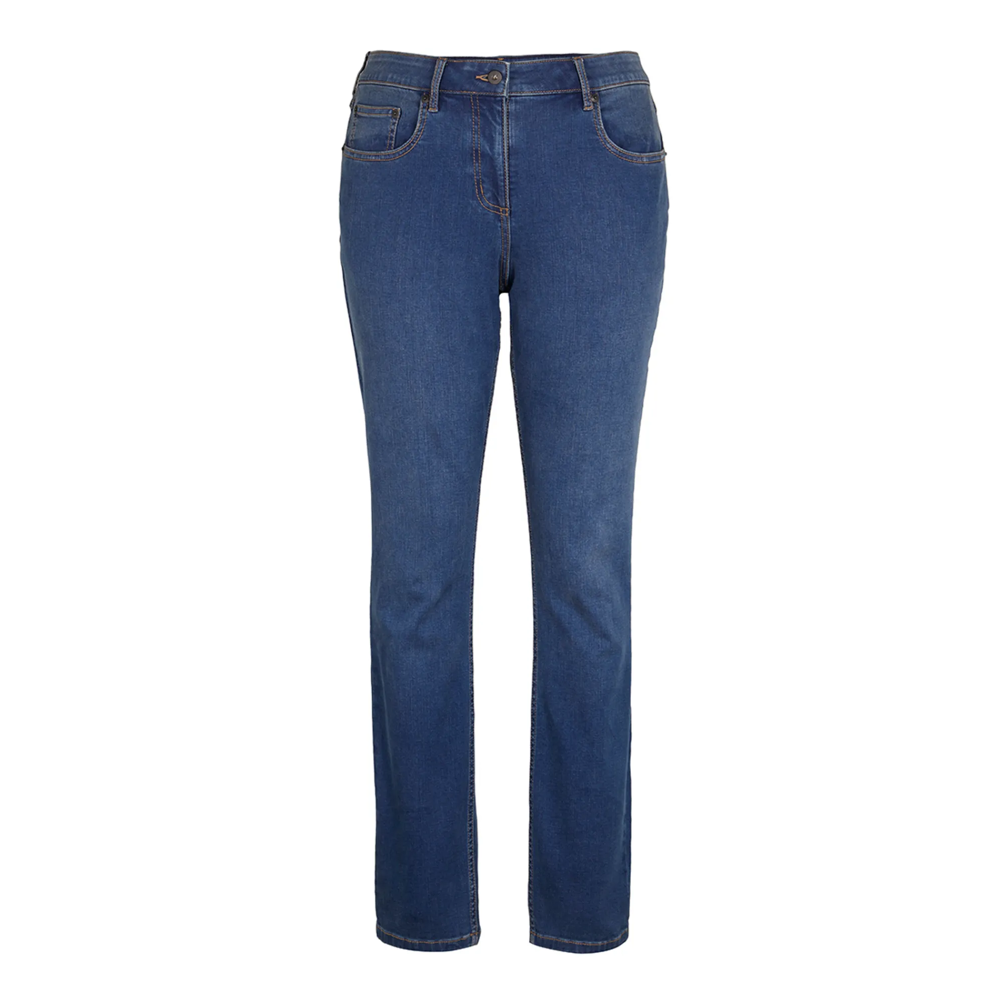 Women Rohan Women'S Flex Tapered Fit Stretch Jeans In Mid Denim