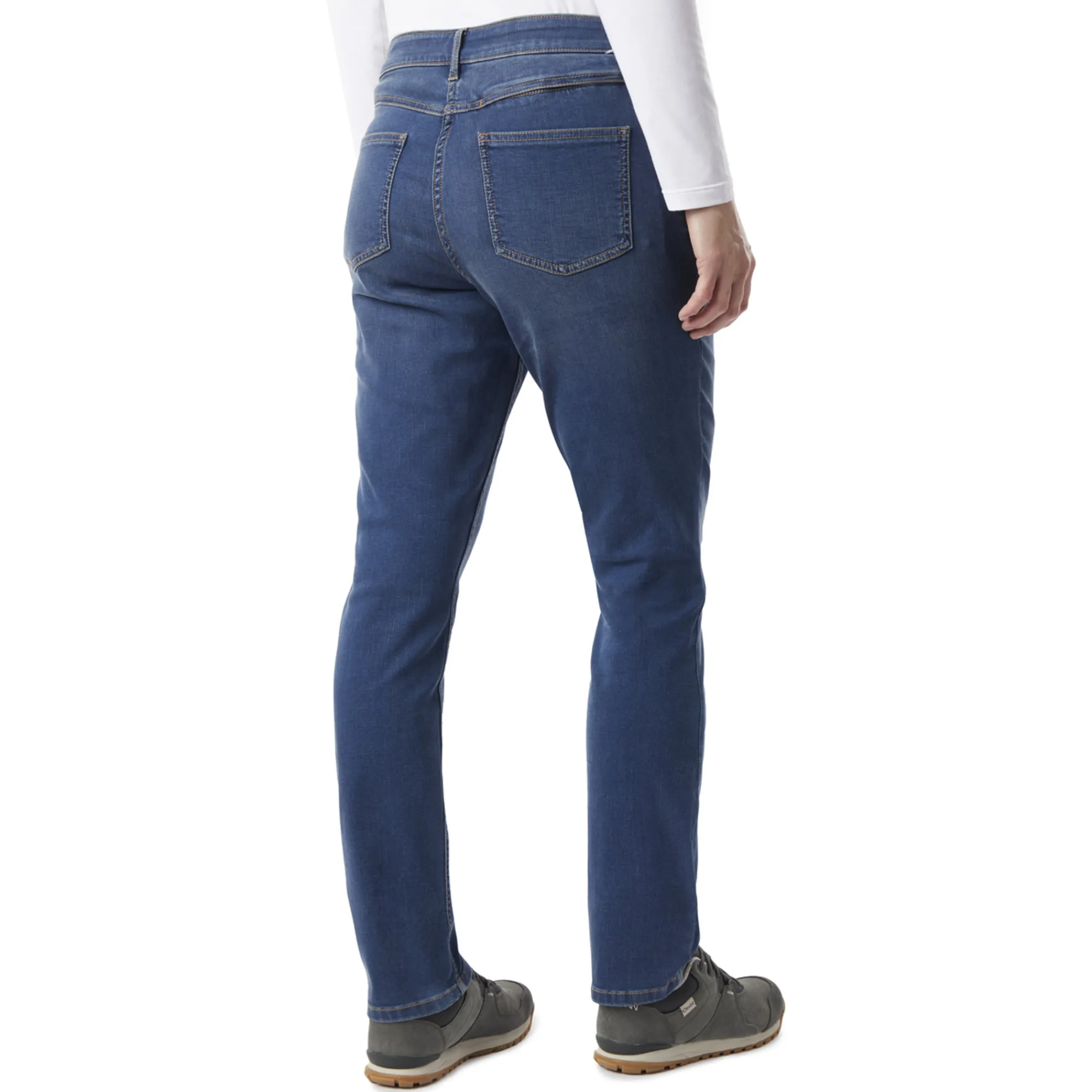Women Rohan Women'S Flex Tapered Fit Stretch Jeans In Mid Denim