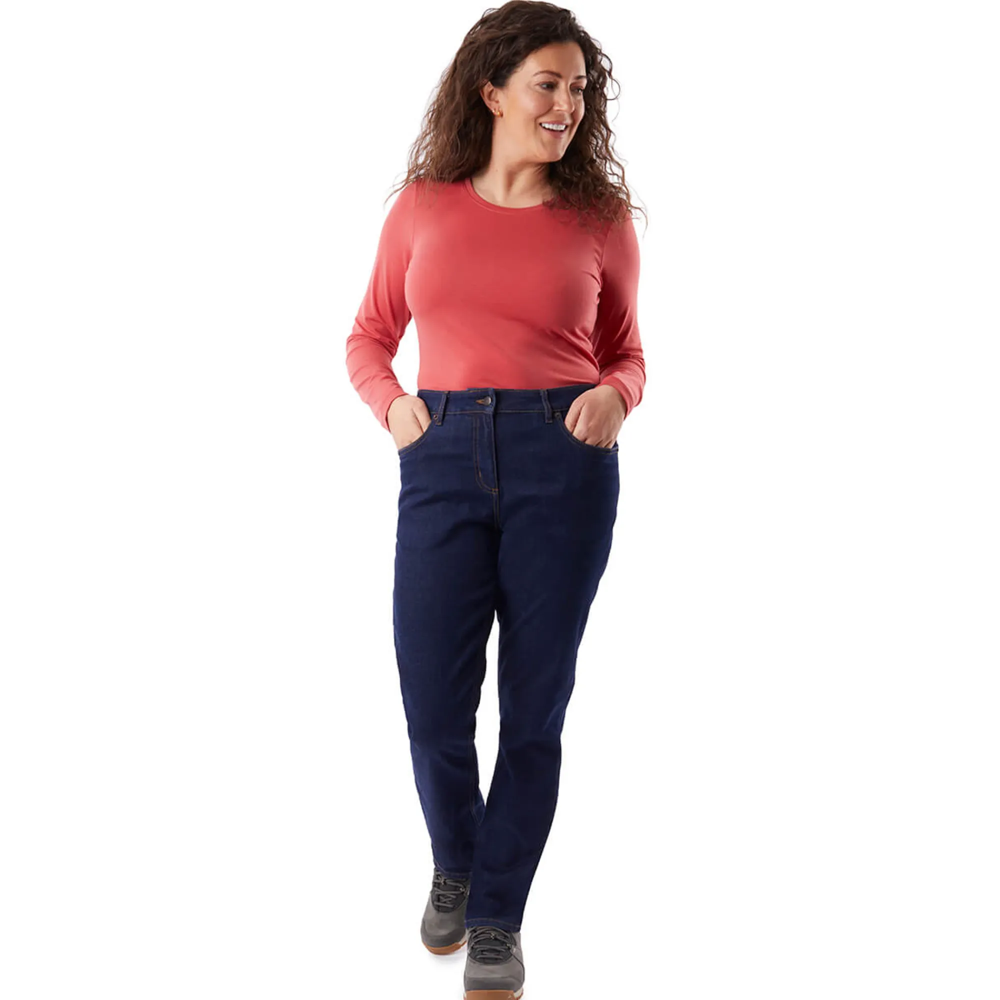 Women Rohan Women'S Global Long Sleeve T Cardinal Pink