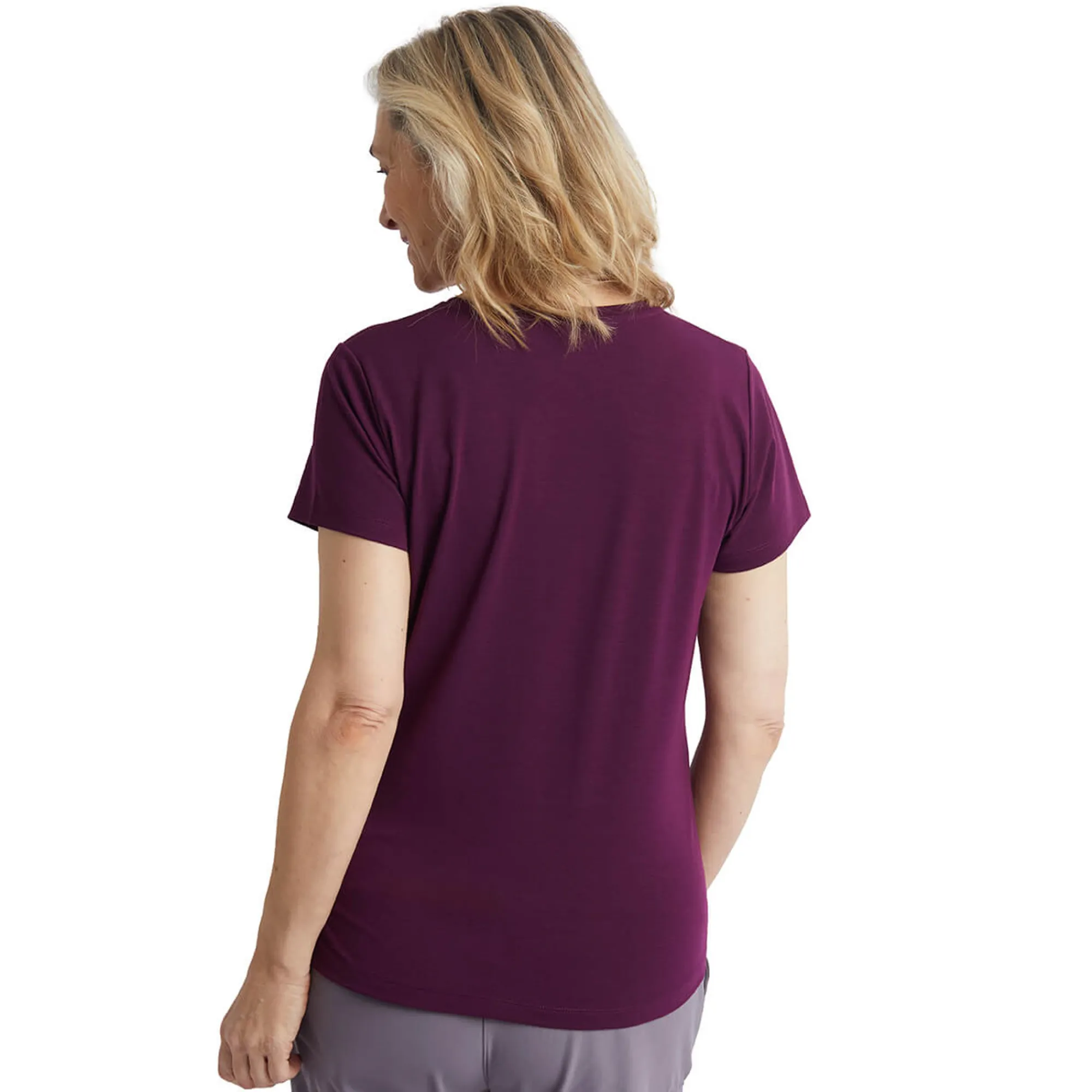 Women Rohan Women'S Global Short Sleeve T-Shirt Plum Purple