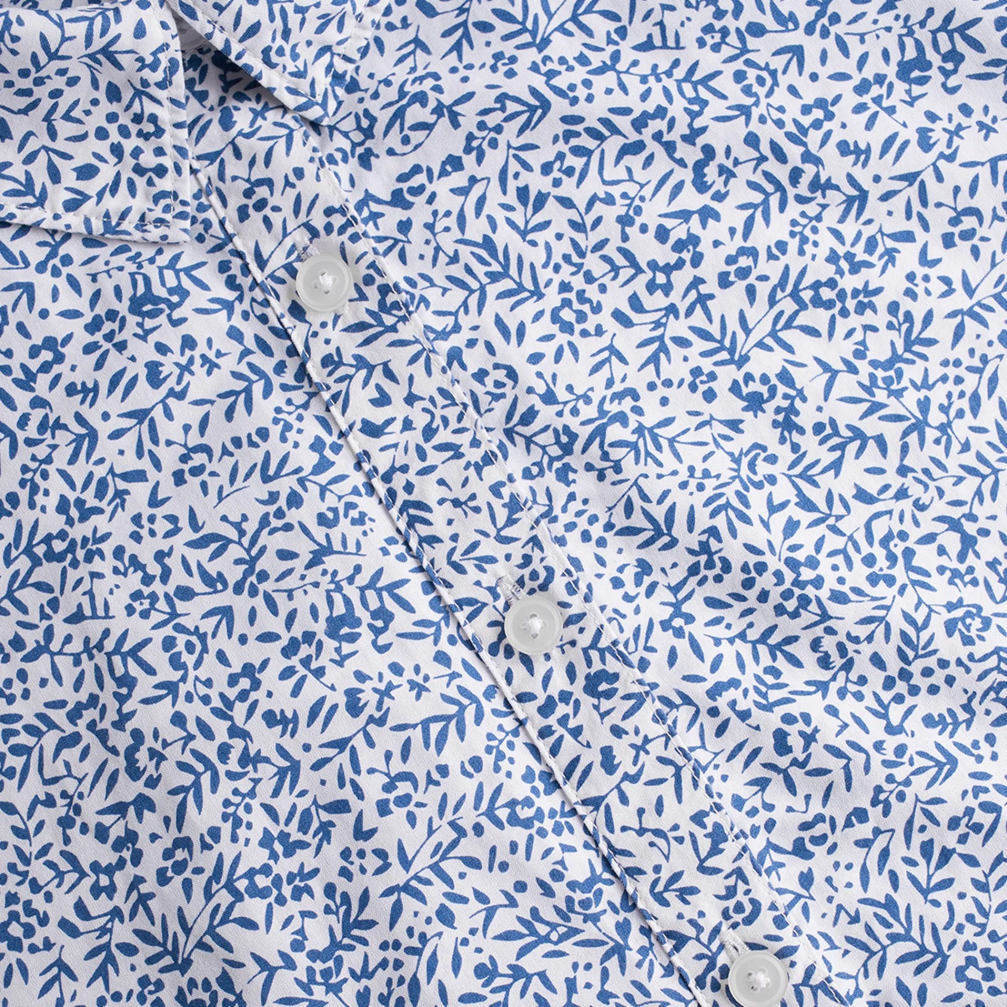 Women Rohan Women'S Marina Short Sleeve Shirt Heather Blue Print