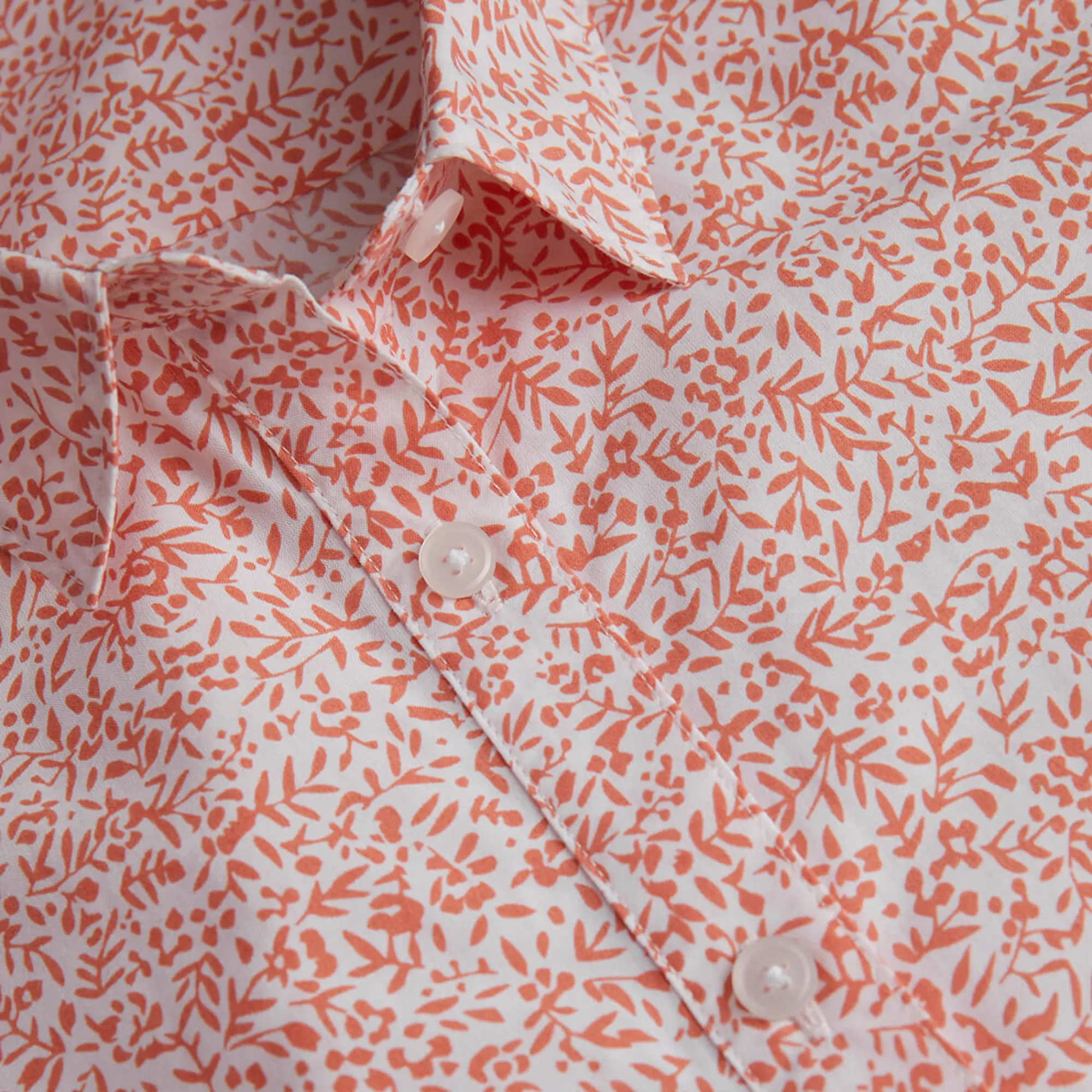 Women Rohan Women'S Marina Short Sleeve Shirt Dusk Orange Print
