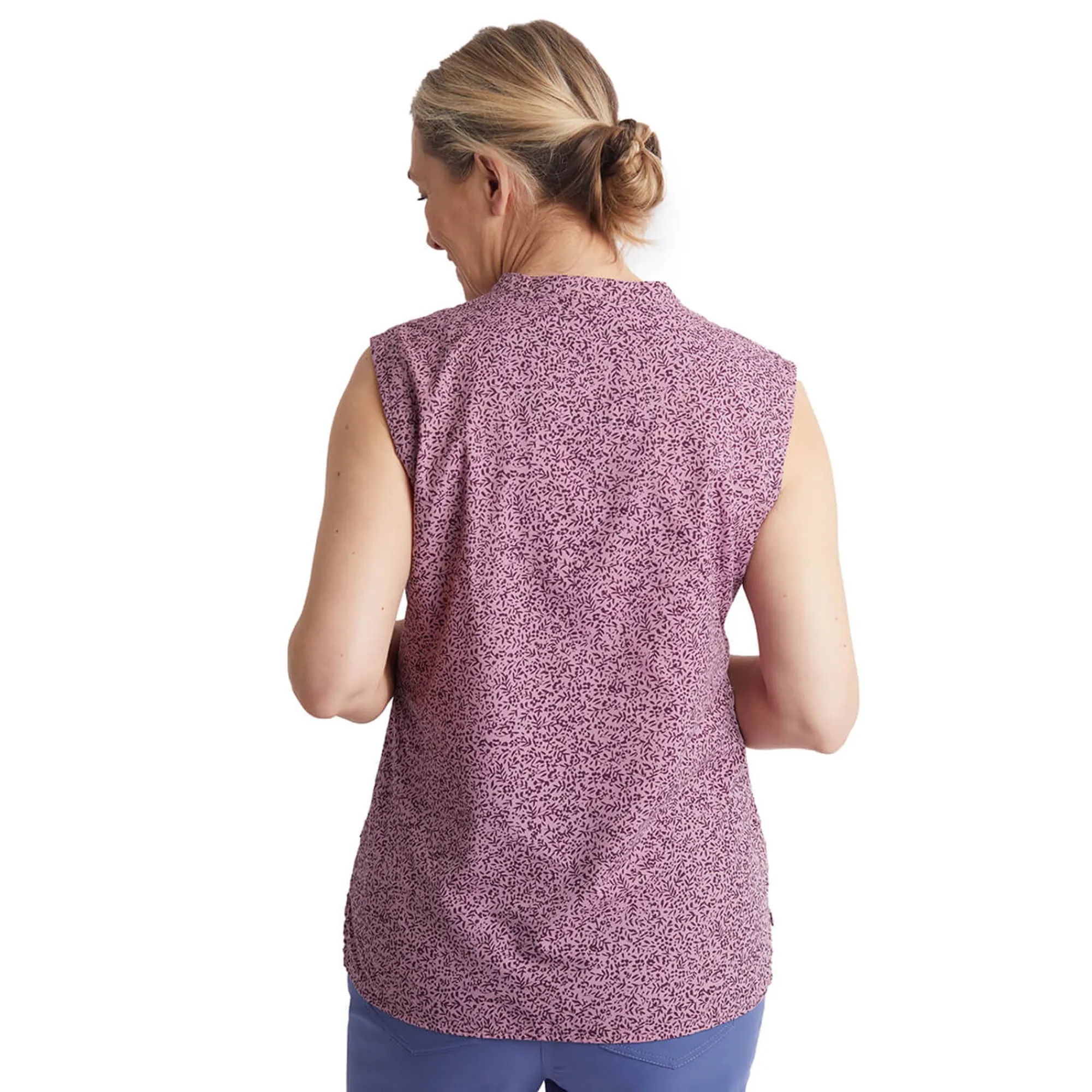 Women Rohan Women'S Marina Top Plum Purple Print