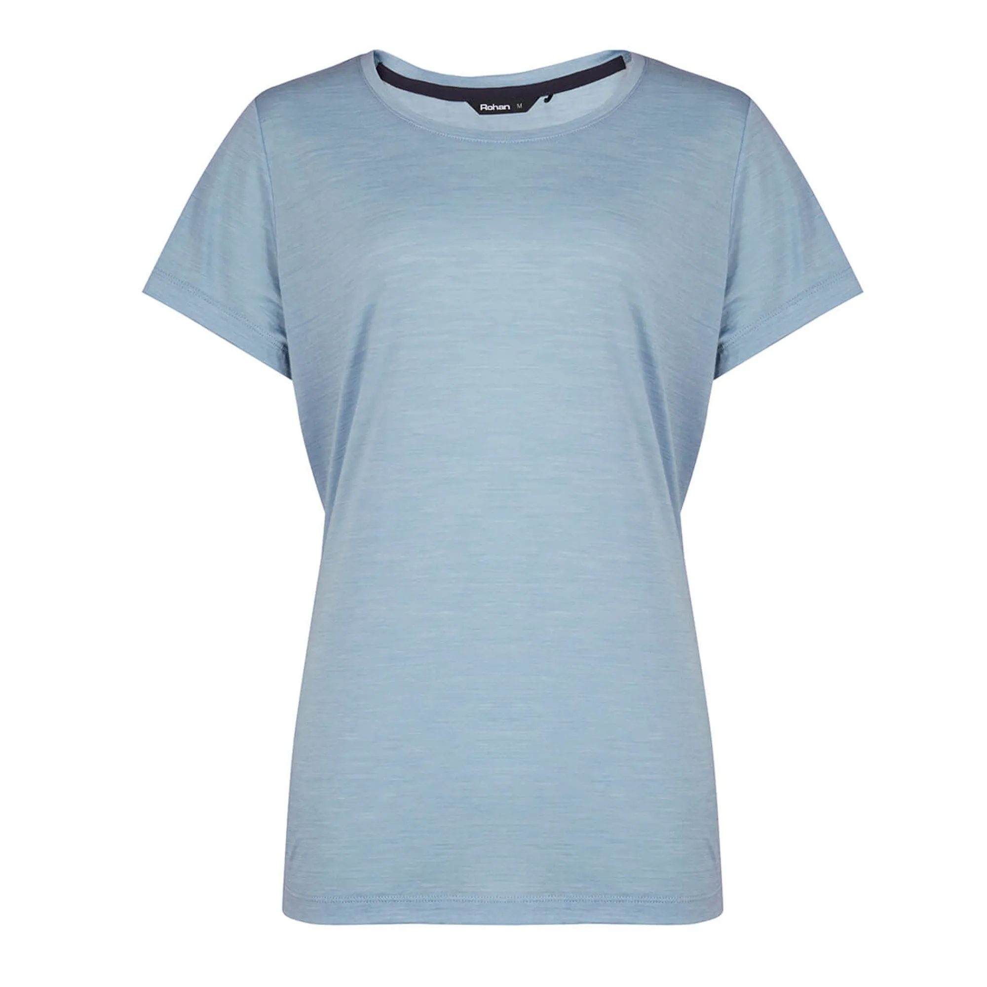 Women Rohan Women'S Merino Cool Short Sleeve T-Shirt Horizon Blue Marl