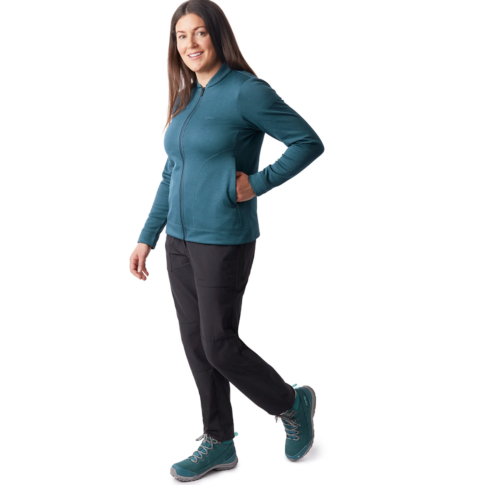 Women Rohan Women'S Metro Jacket Teal Blue Marl