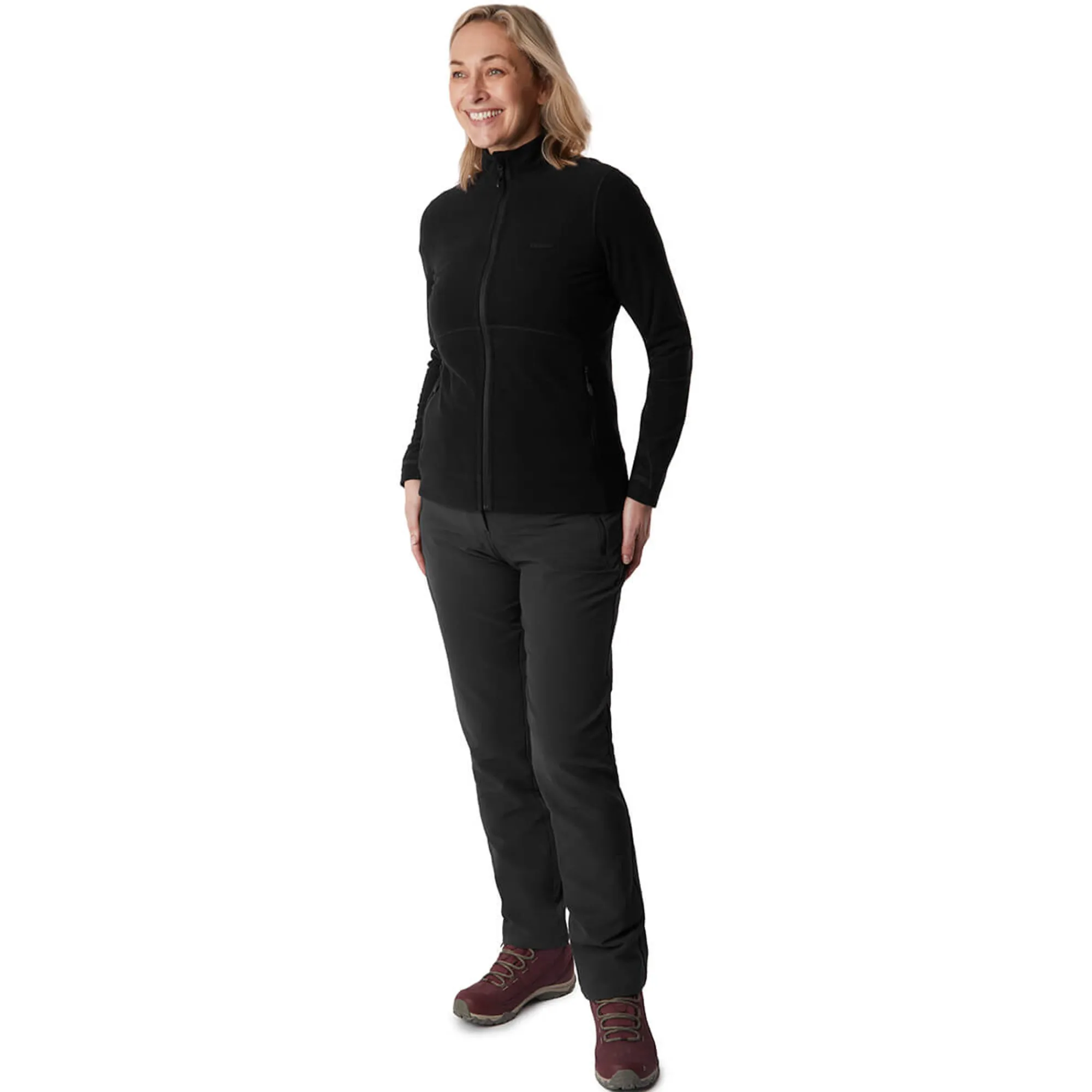 Women Rohan Women'S Microgrid Fleece Jacket Black