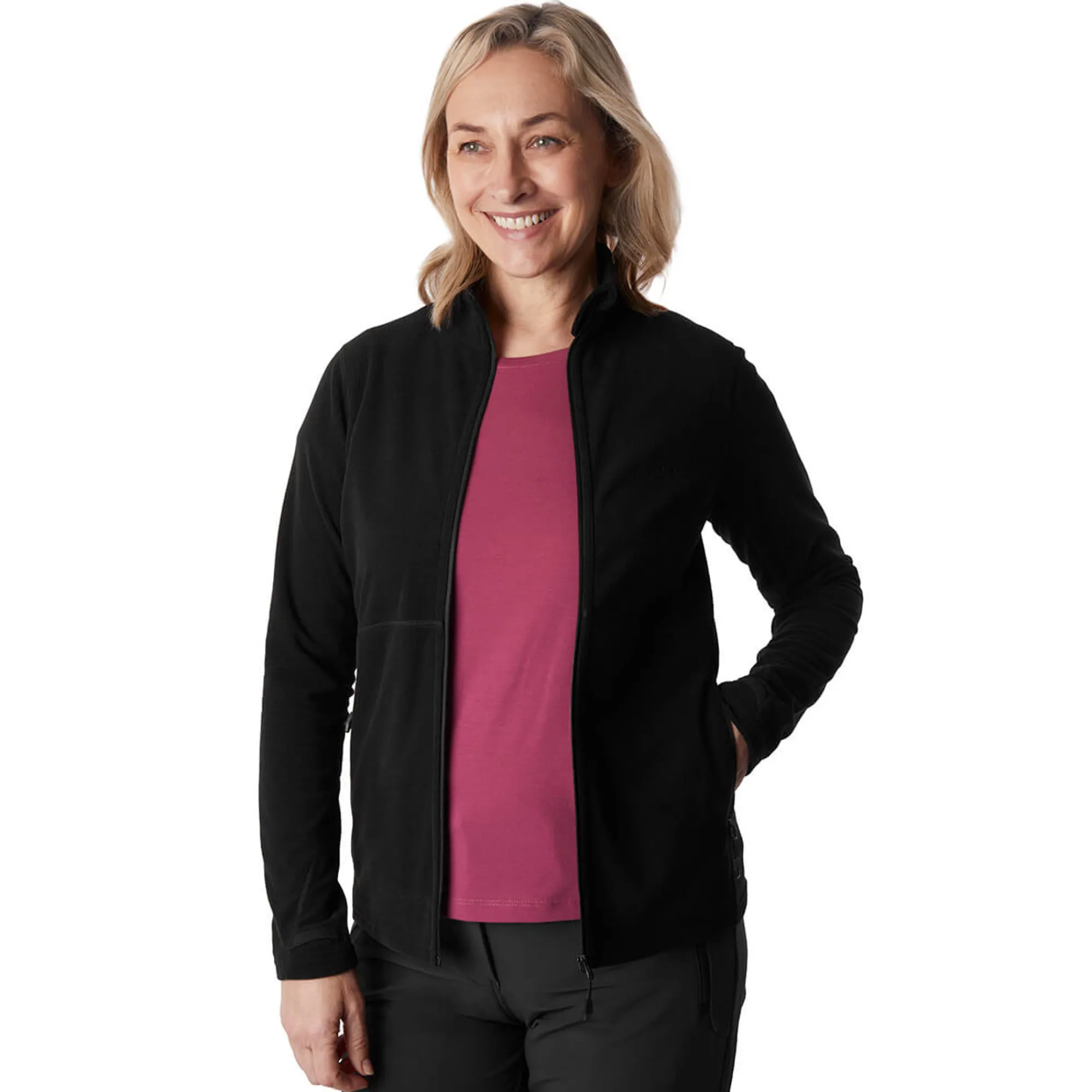 Women Rohan Women'S Microgrid Fleece Jacket Black