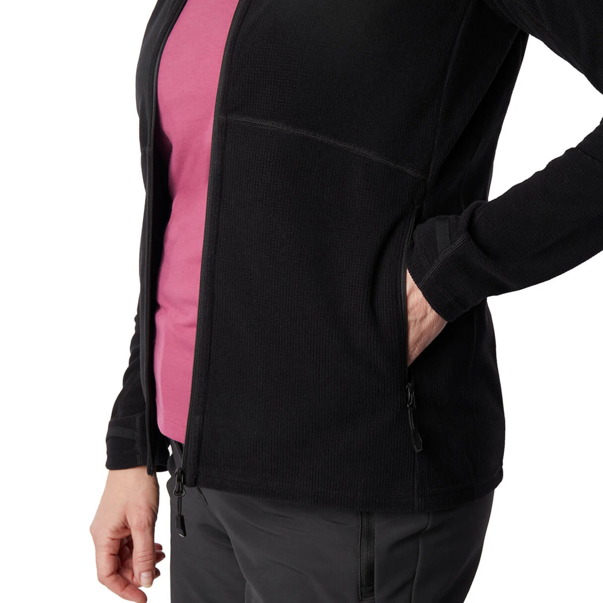 Women Rohan Women'S Microgrid Fleece Jacket Black