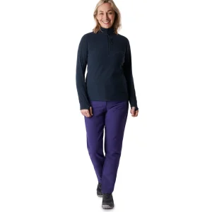 Women Rohan Women'S Microgrid Zip Neck Top True Navy