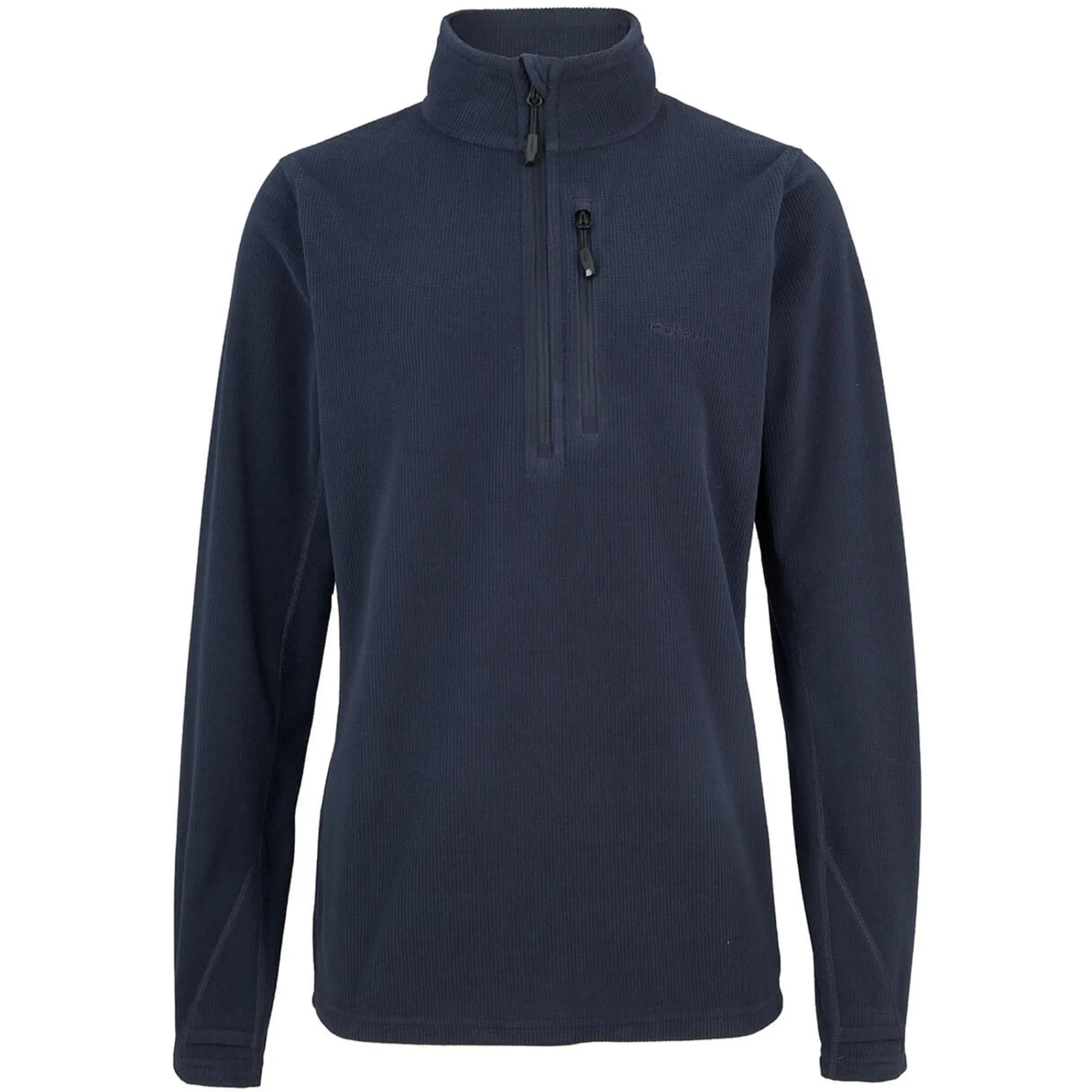 Women Rohan Women'S Microgrid Zip Neck Top True Navy