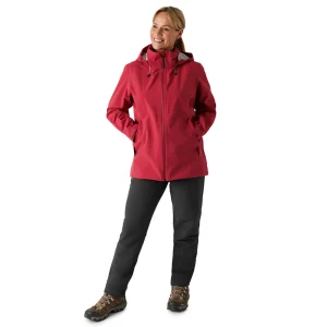 Women Rohan Women'S Parkland Waterproof Jacket Coast Red