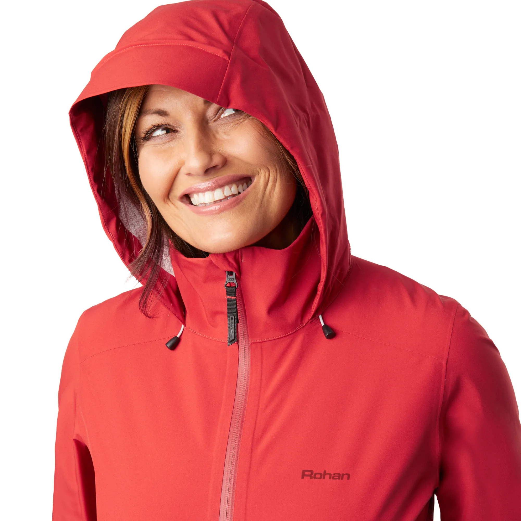 Women Rohan Women'S Parkland Waterproof Jacket Coast Red