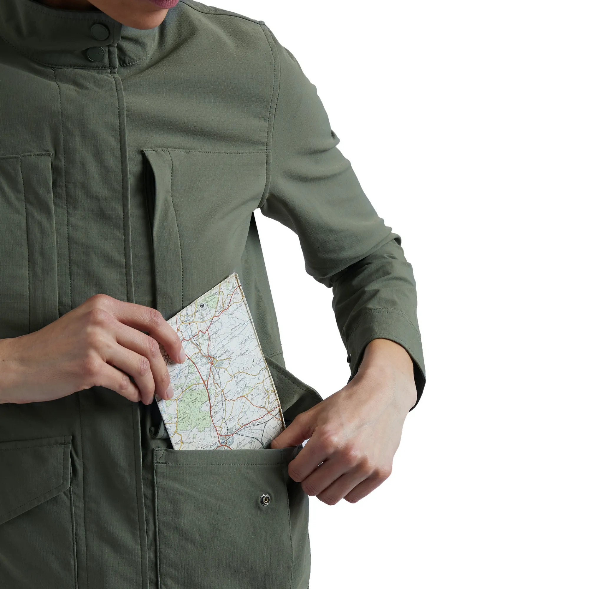 Women Rohan Women'S Pioneer Jacket Willow Grey