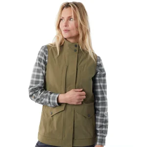 Women Rohan Women'S Pioneer Vest Umber Green