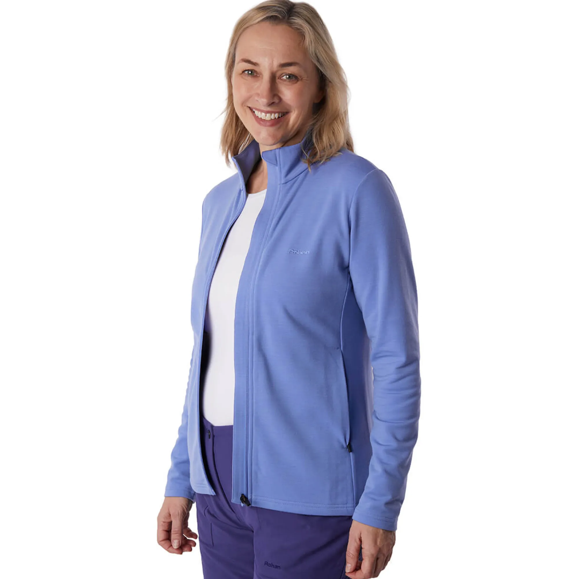 Women Rohan Women'S Radiant Merino Jacket Orchid Lilac