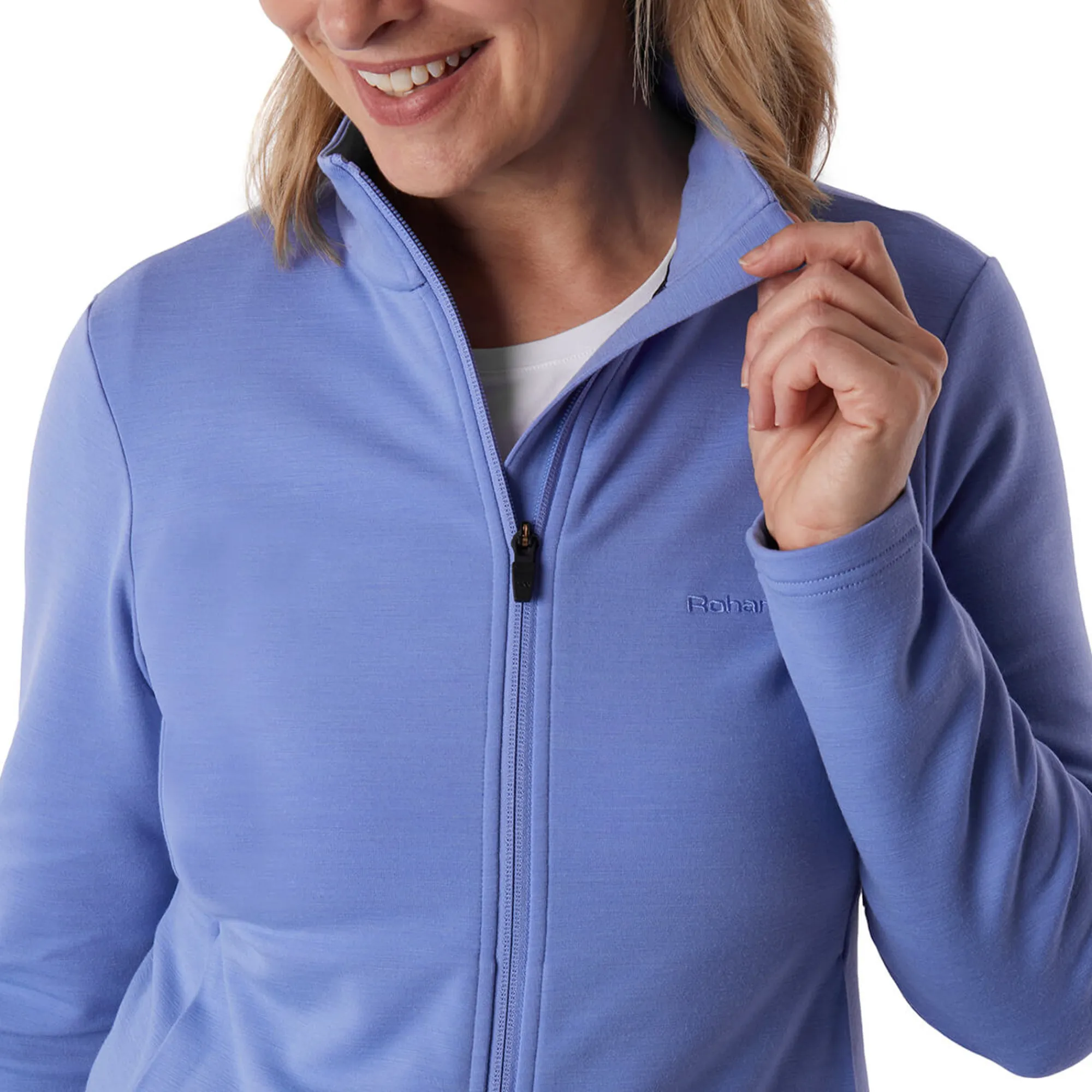 Women Rohan Women'S Radiant Merino Jacket Orchid Lilac