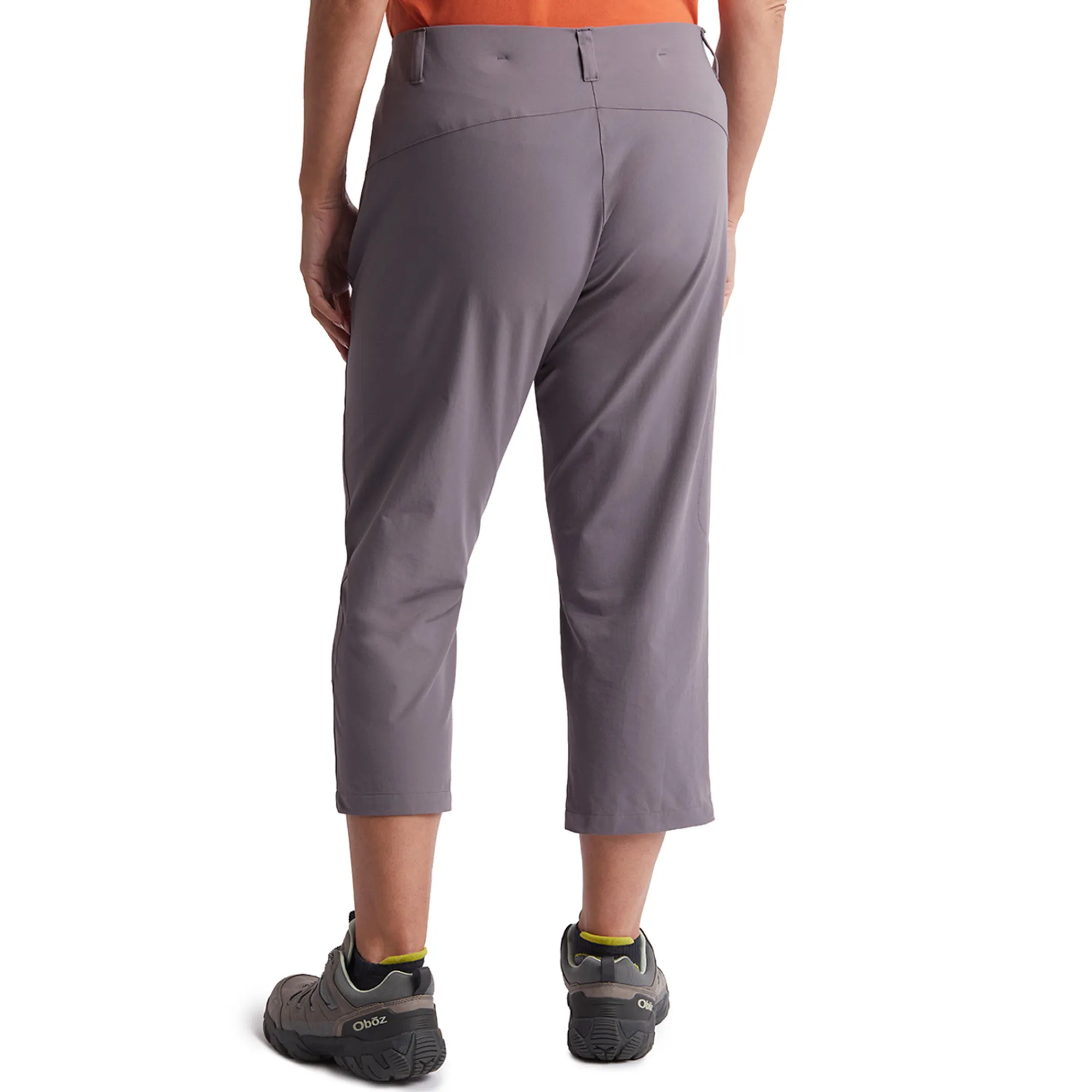 Women Rohan Women'S Roamer Capris Trousers Mauve Grey