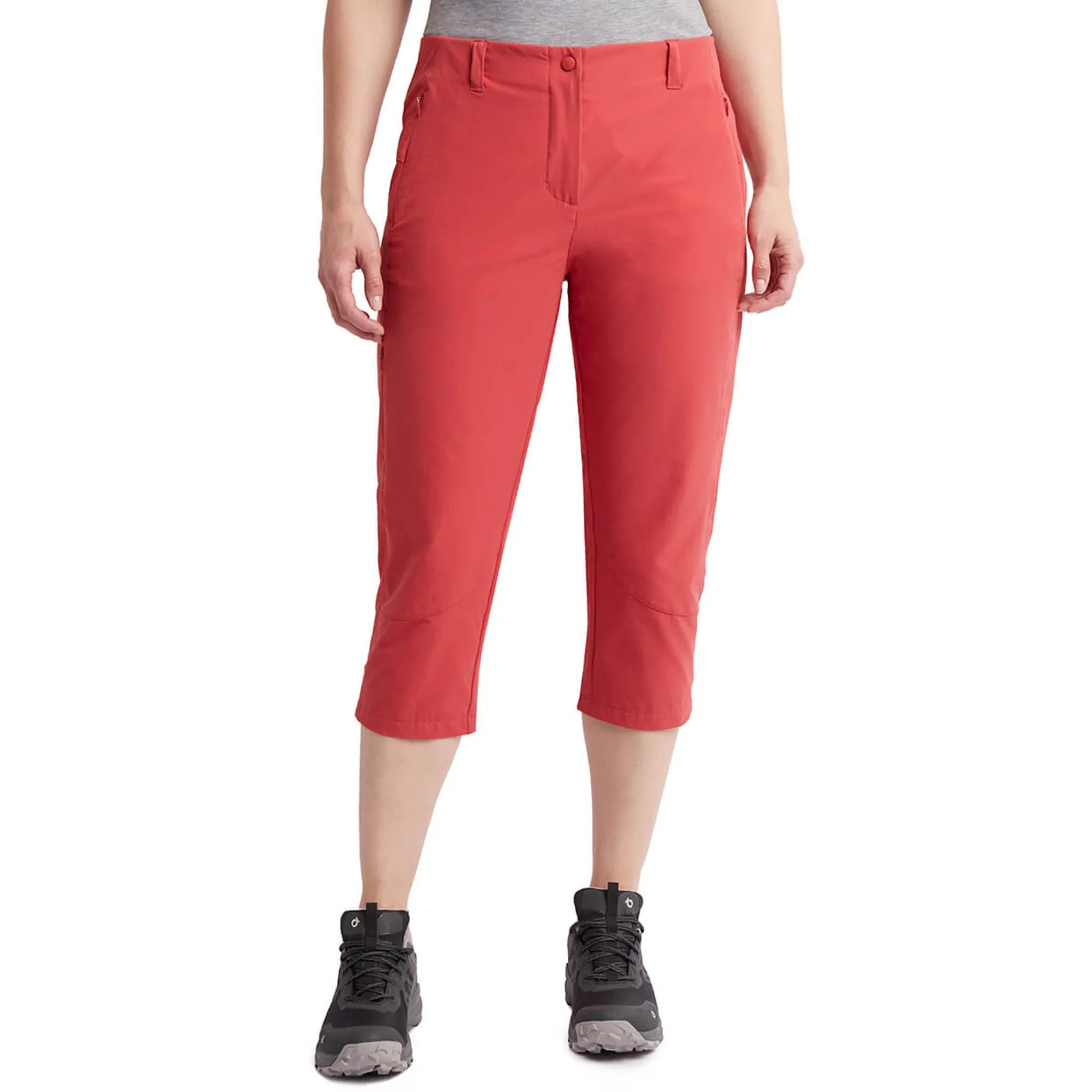Women Rohan Women'S Roamer Capris Trousers Cardinal Pink