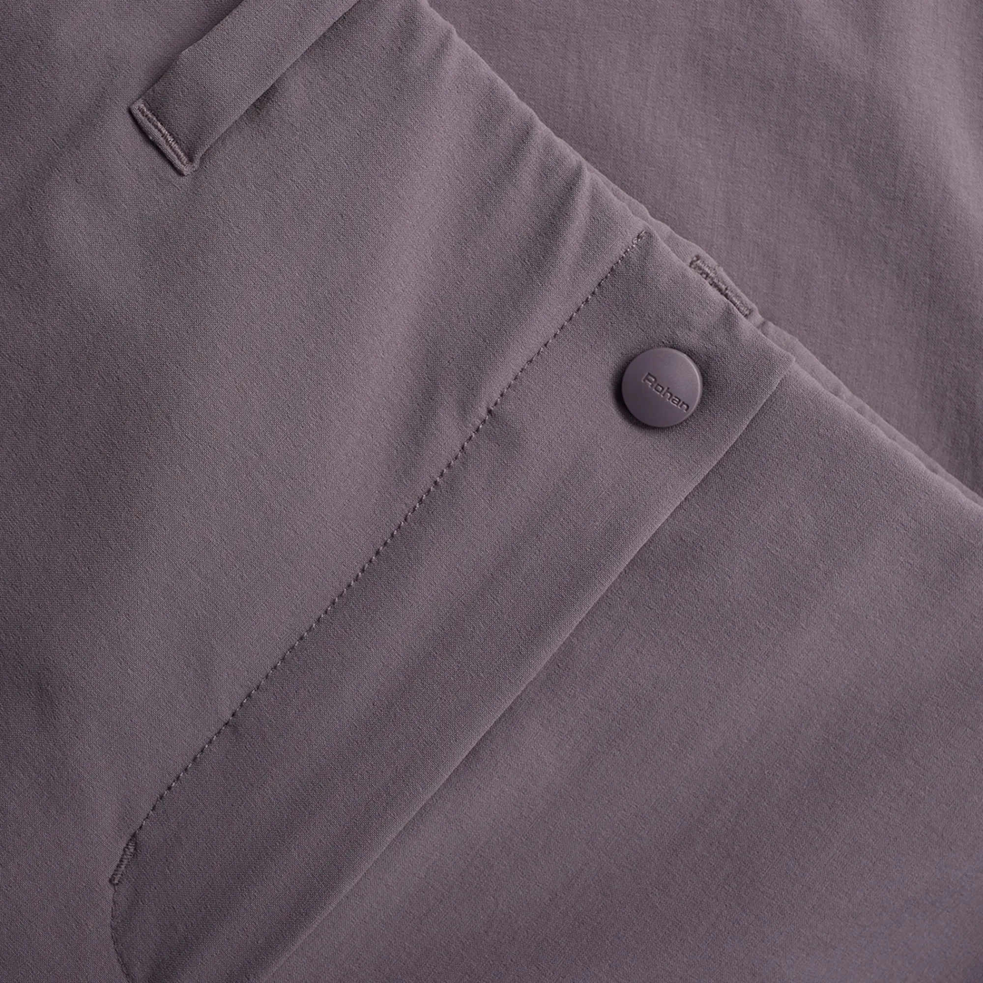 Women Rohan Women'S Roamer Capris Trousers Mauve Grey