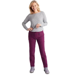Women Rohan Women'S Stretch Bags Trousers Plum Purple