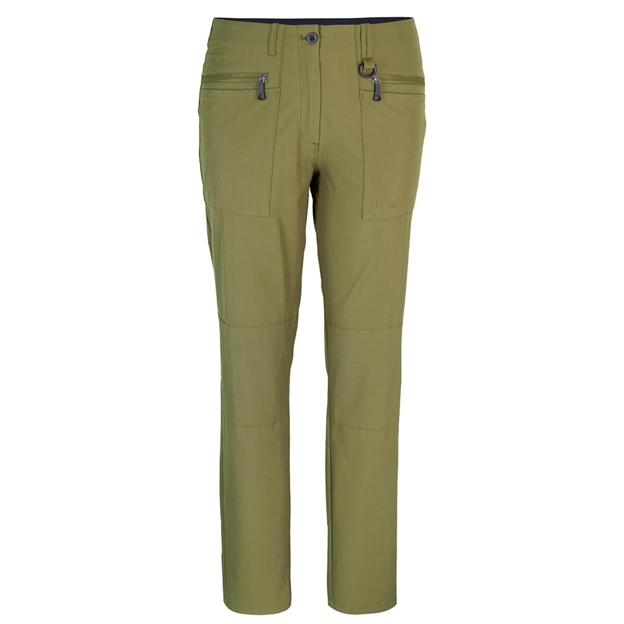 Women Rohan Women'S Stretch Bags Trousers Heath Green