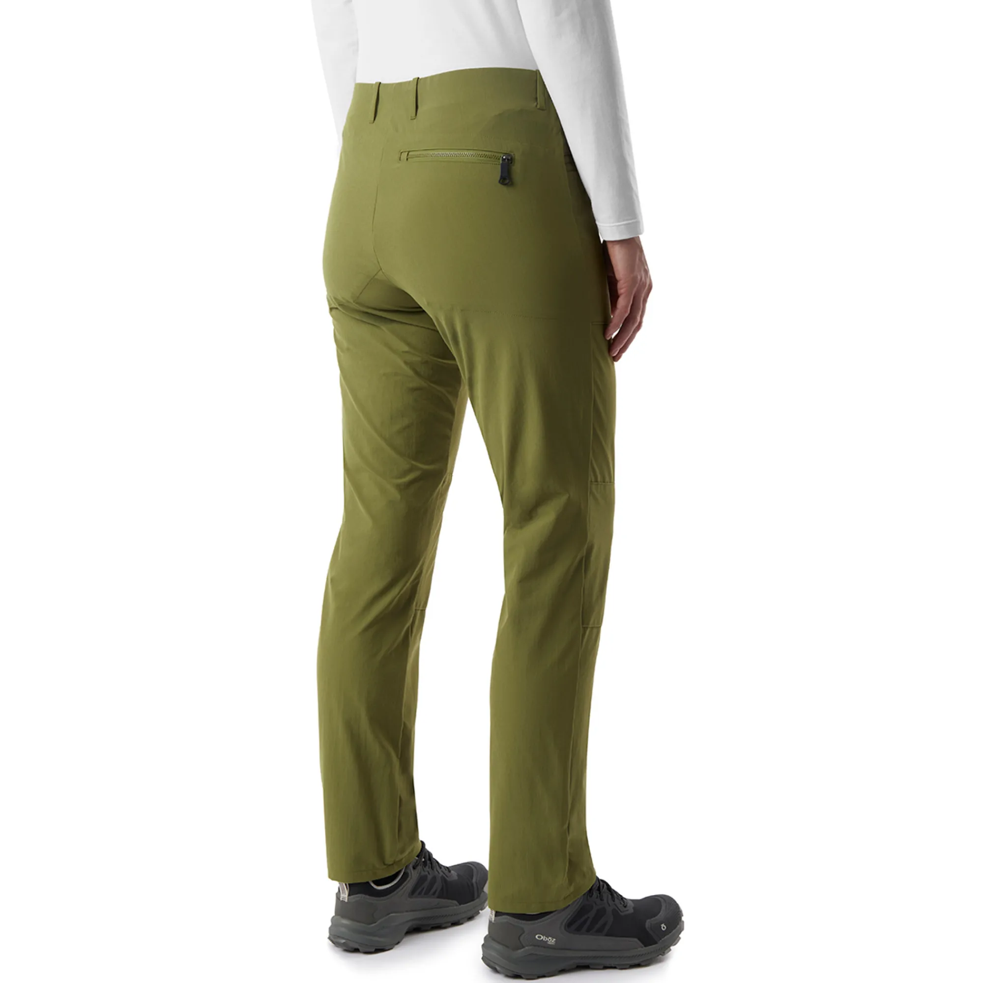 Women Rohan Women'S Stretch Bags Trousers Heath Green