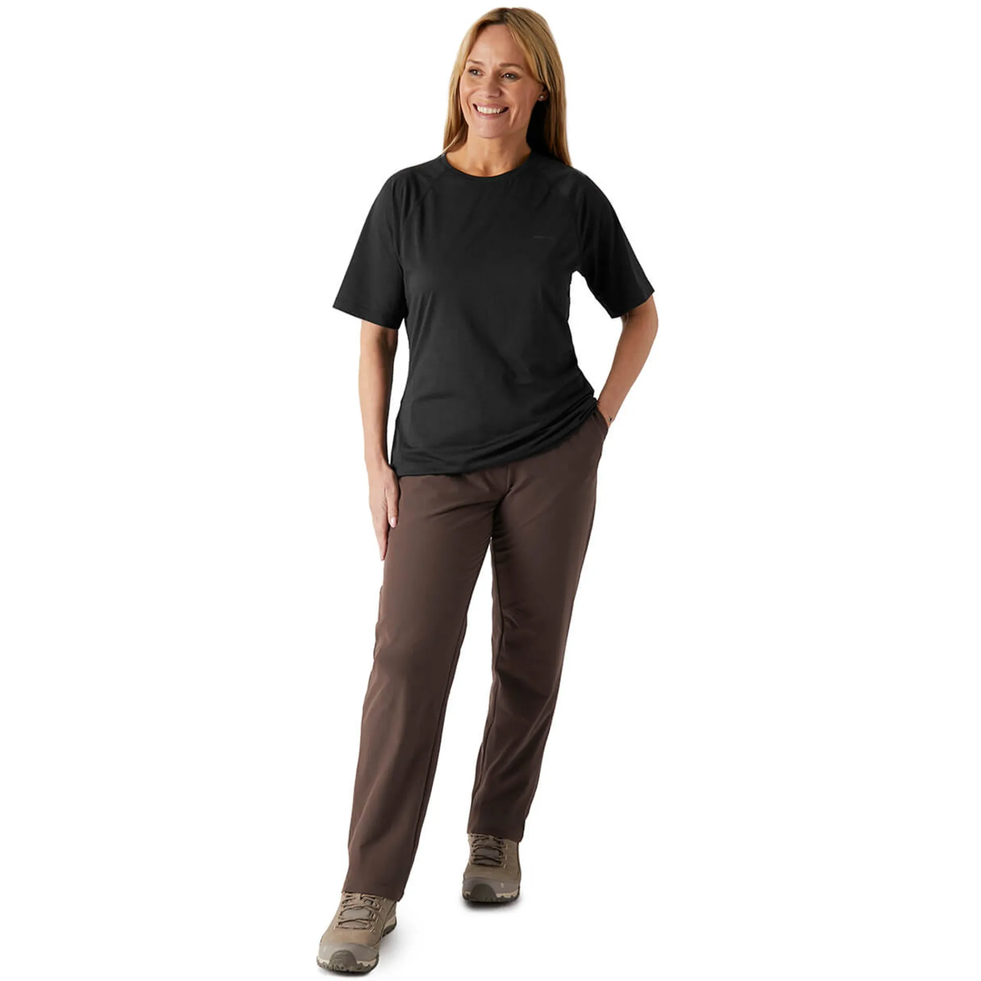 Women Rohan Women'S Vapour Short Sleeve T Black
