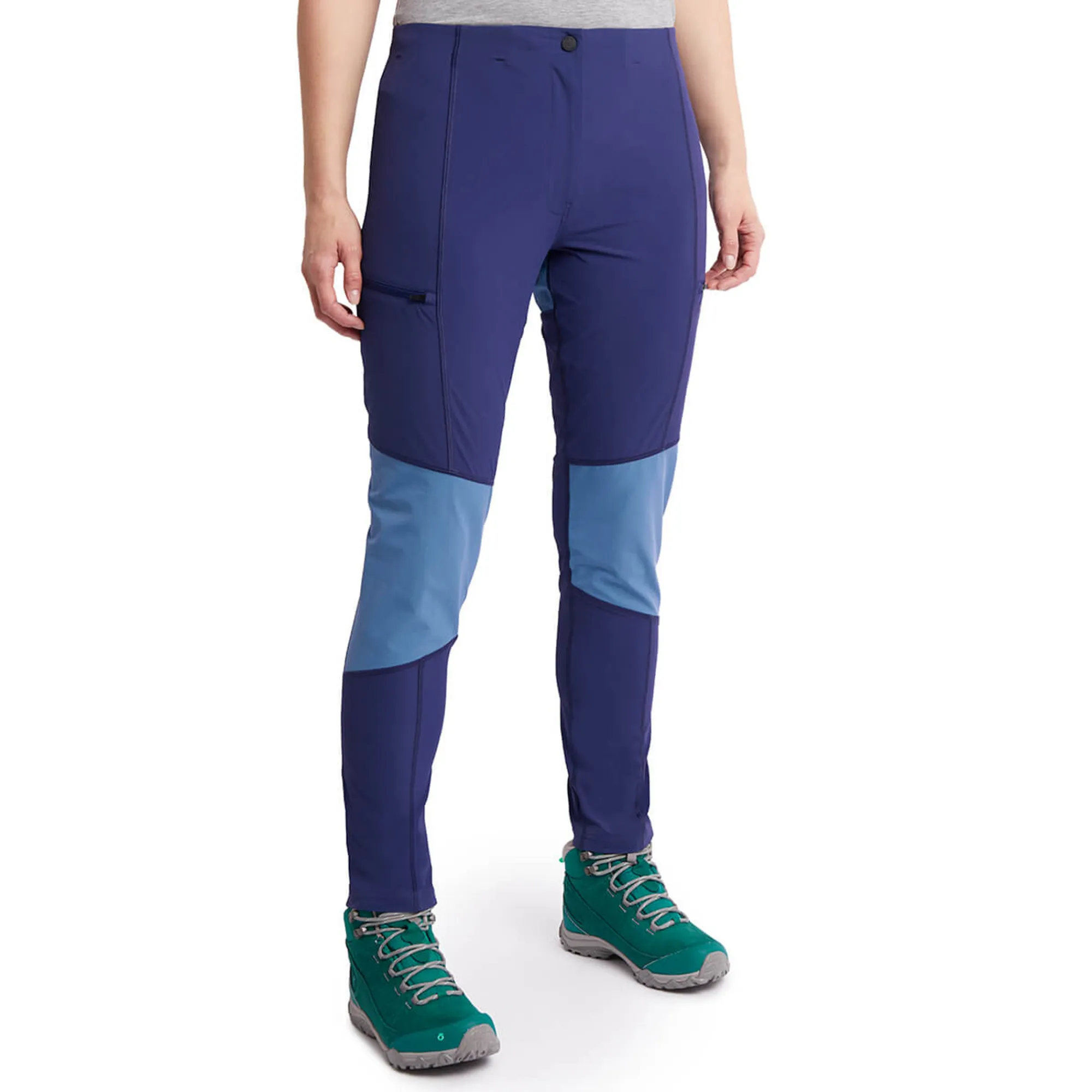 Women Rohan Women'S Vela Hiking Trousers Eclipse Blue/Heather Blue