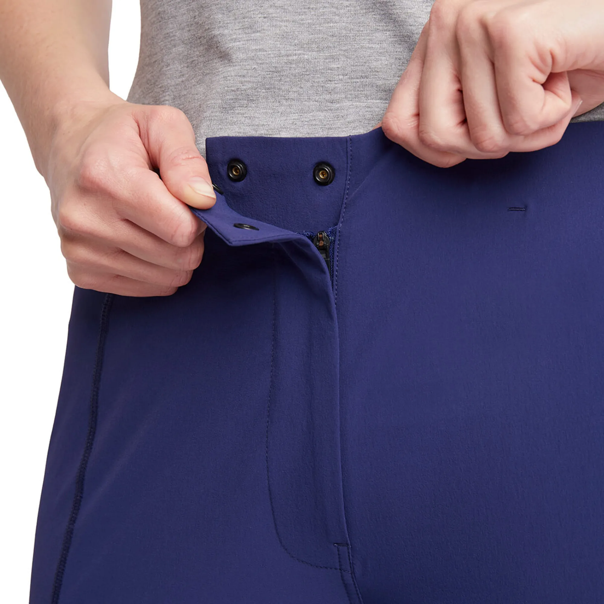Women Rohan Women'S Vela Hiking Trousers Eclipse Blue/Heather Blue